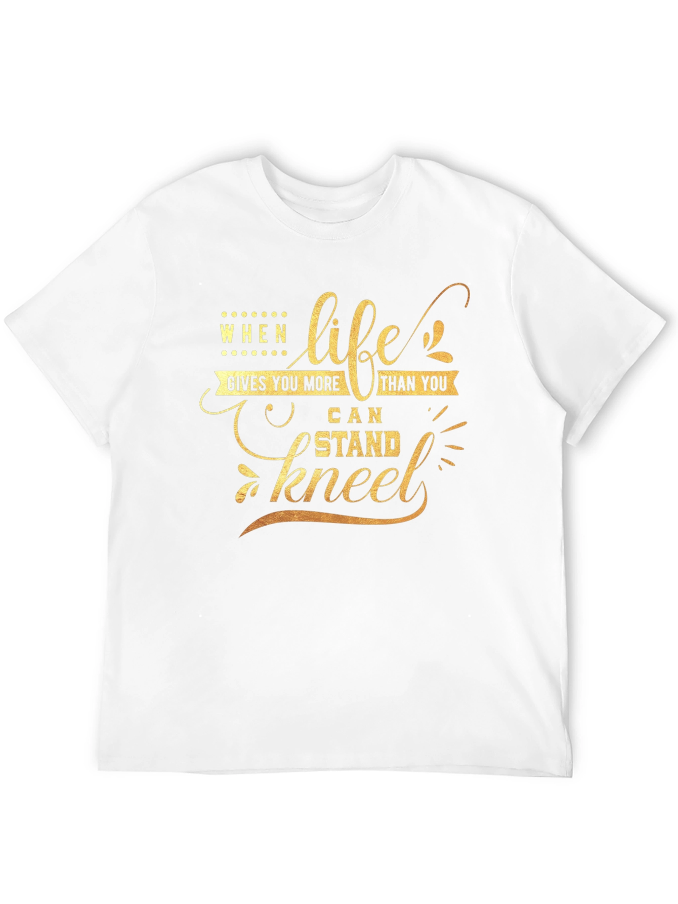 Life Gives You More Black Graphic Tee