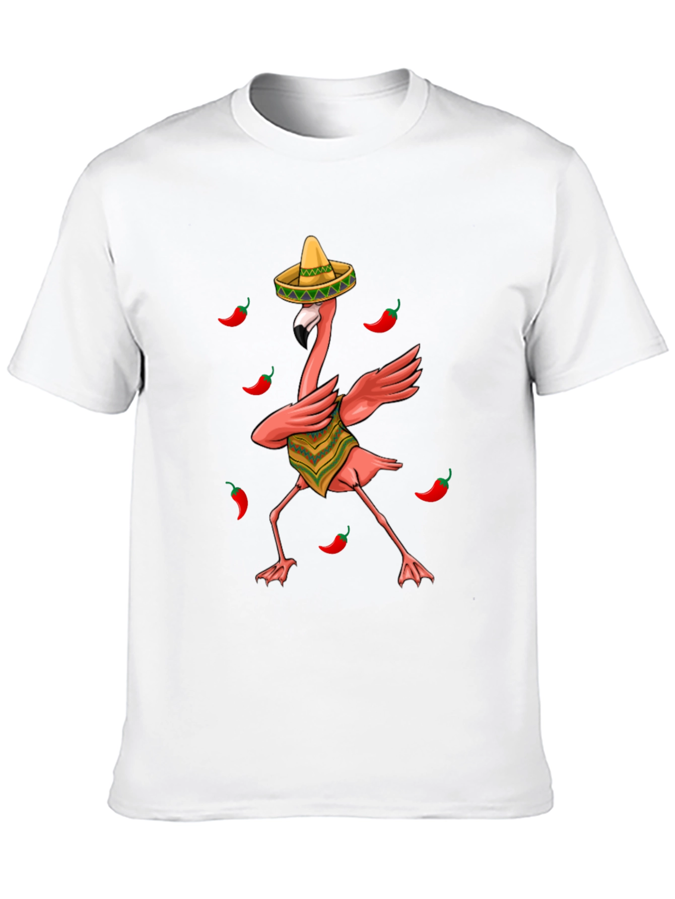 Fiesta Flamingo Black T-Shirt