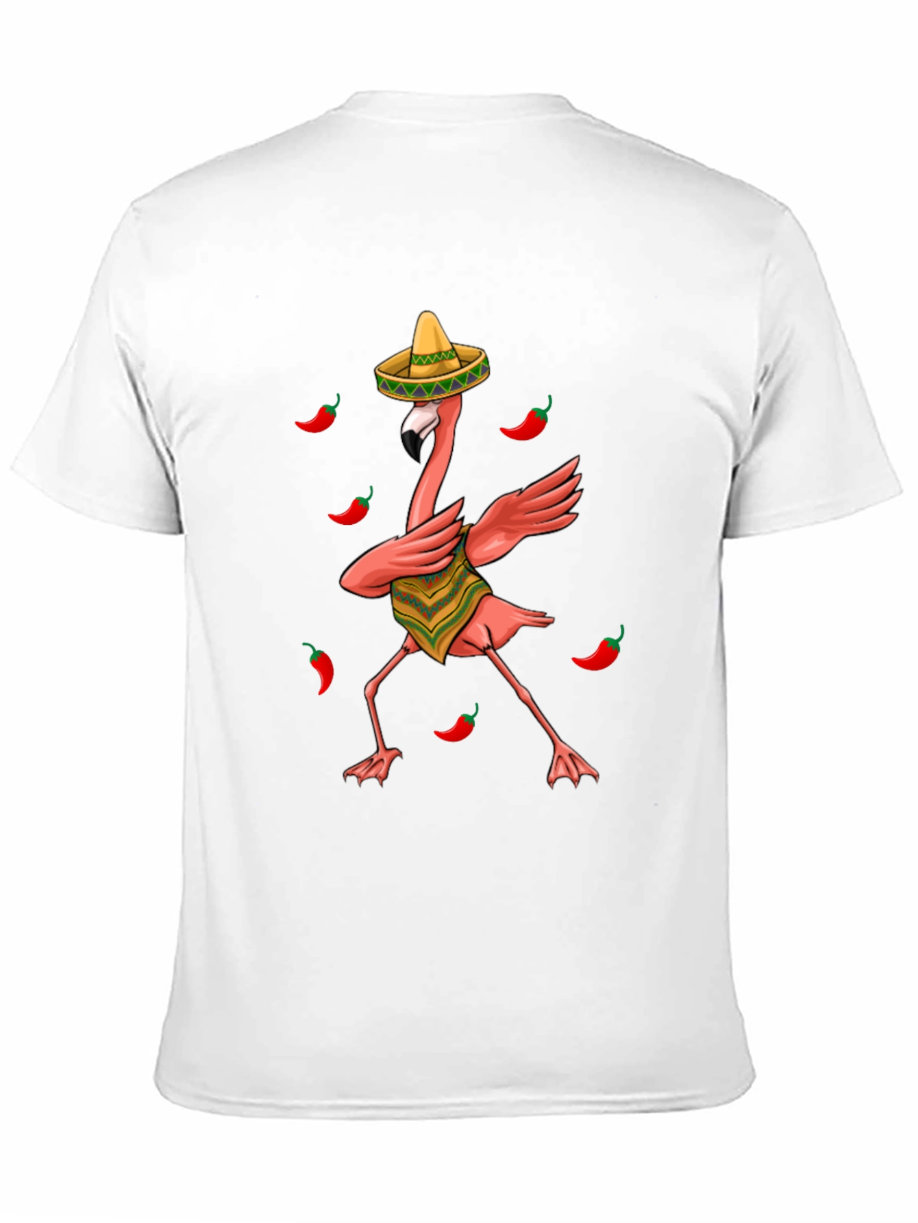 Fiesta Flamingo Black T-Shirt