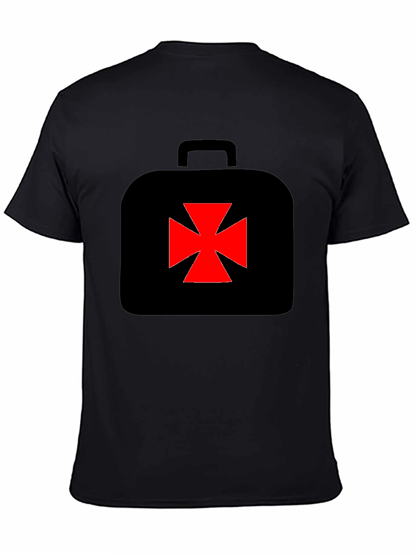 Black First Aid Kit Graphic T-Shirt