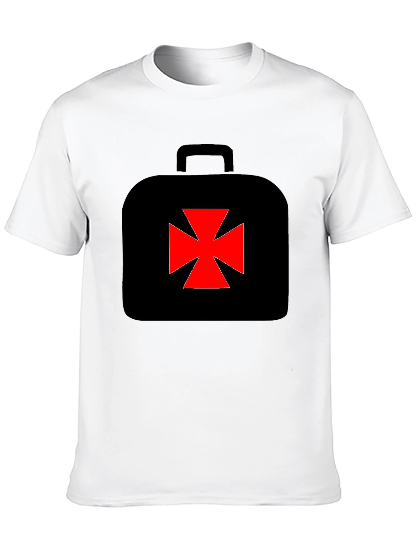 Black First Aid Kit Graphic T-Shirt