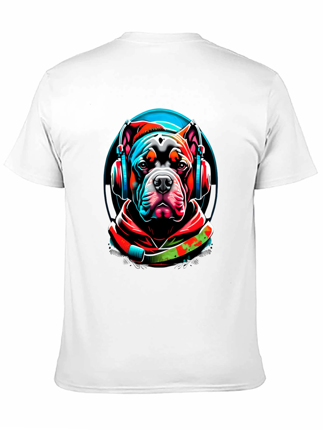 Dog DJ Graphic T-Shirt - Cool Canine Style