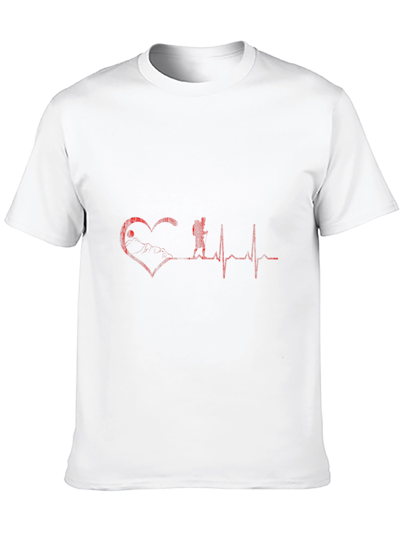 Hiking Heartbeat Graphic Tee - Adventure Ready!
