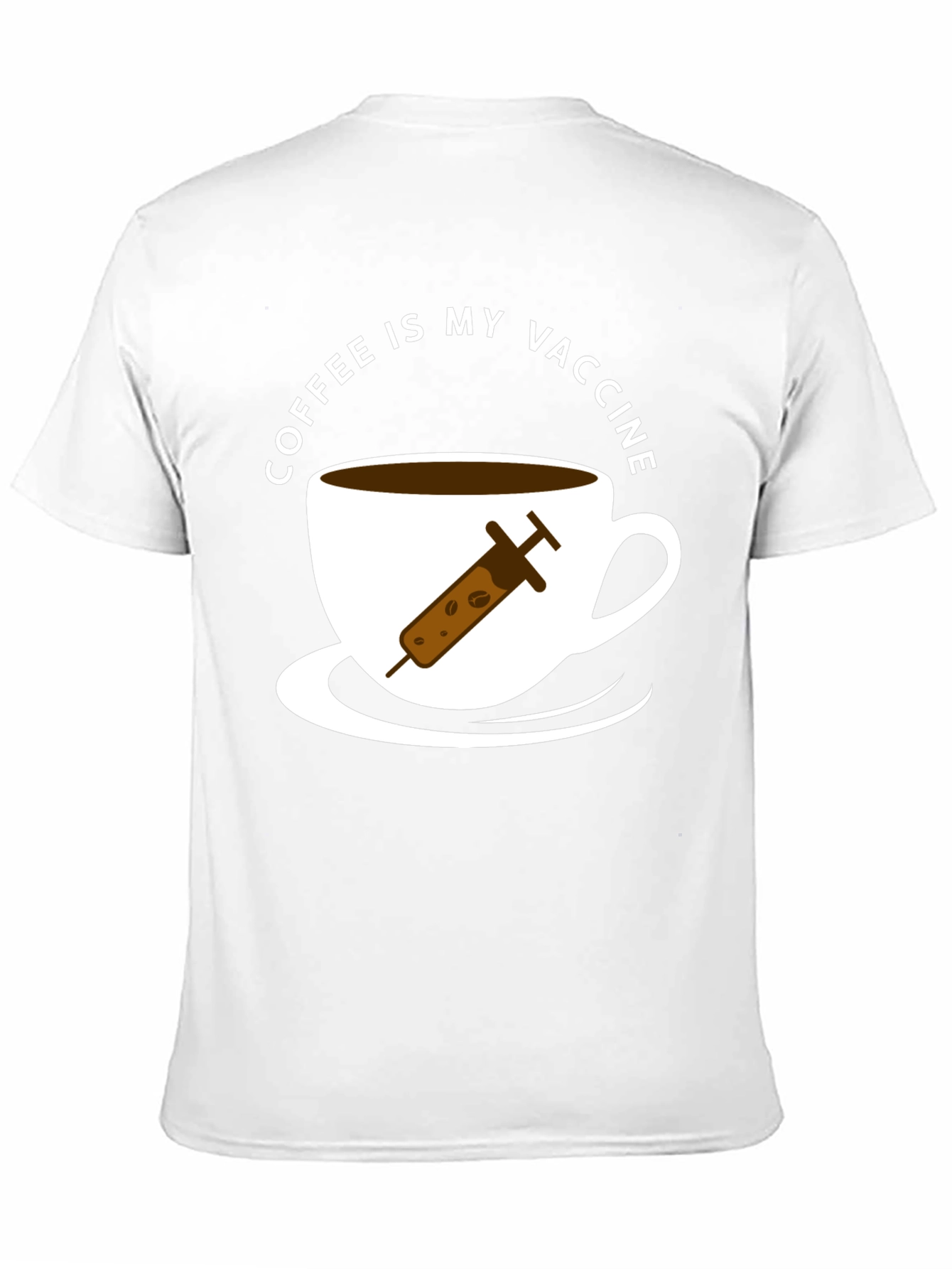 Coffee Is My Vaccine T-Shirt - Novelty Tee