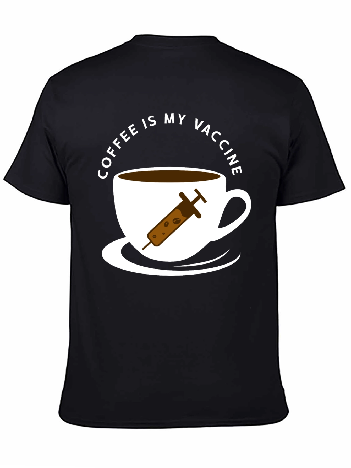 Coffee Is My Vaccine T-Shirt - Novelty Tee