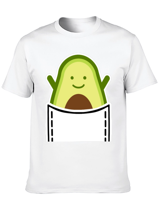 Avocado Pocket Graphic T-Shirt - Cute & Trendy