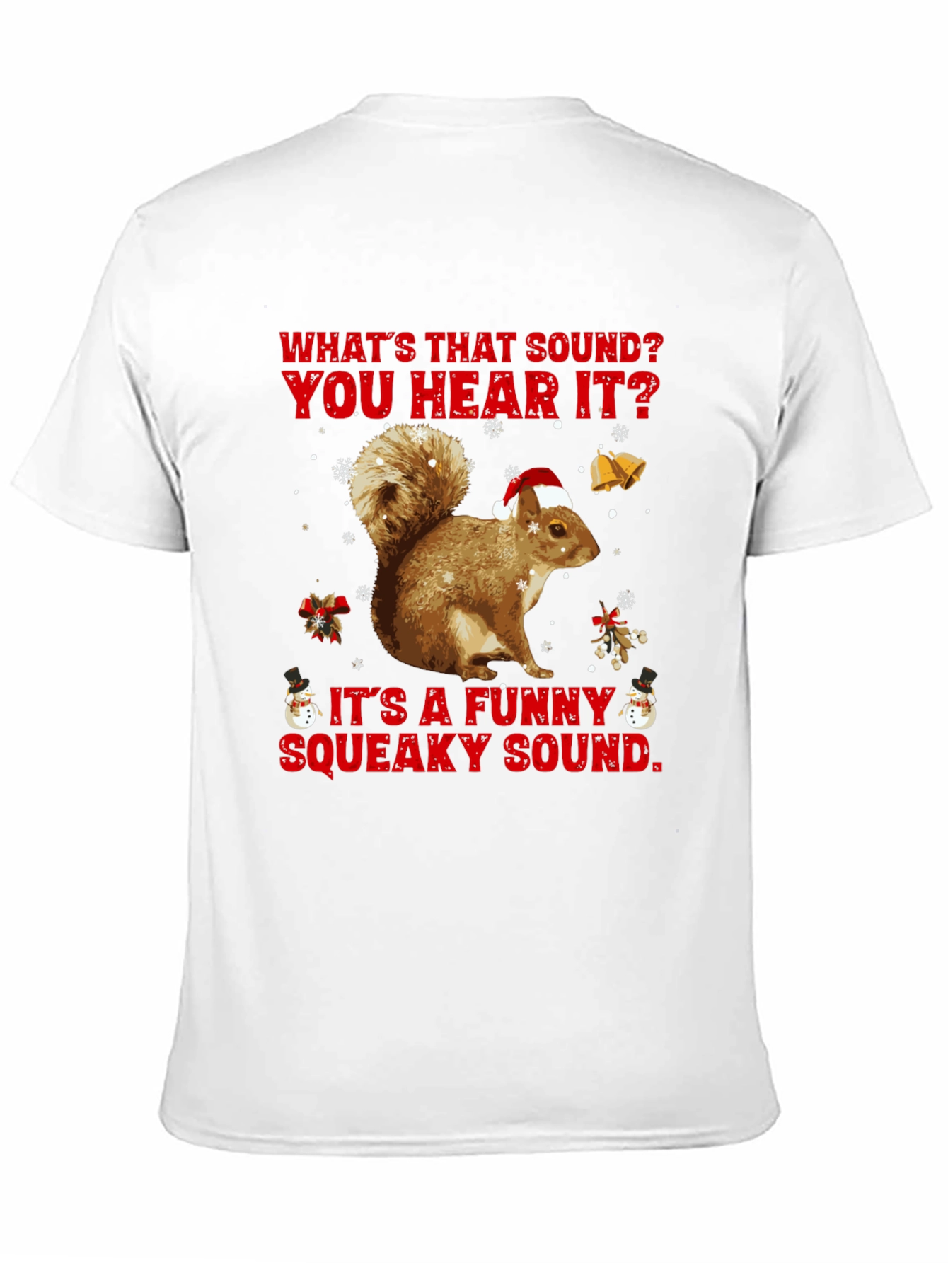 Funny Christmas Squirrel T-Shirt