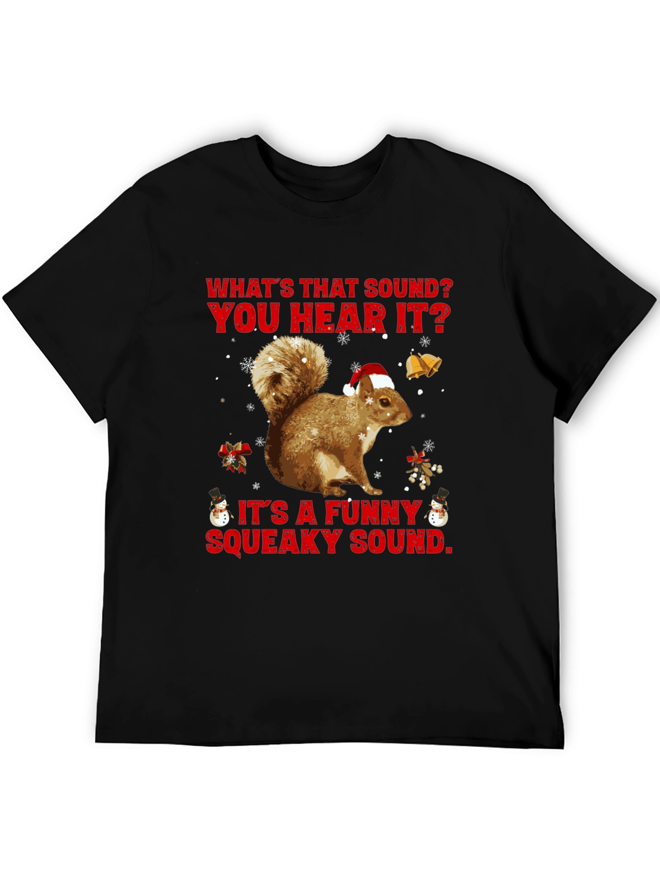 Funny Christmas Squirrel T-Shirt
