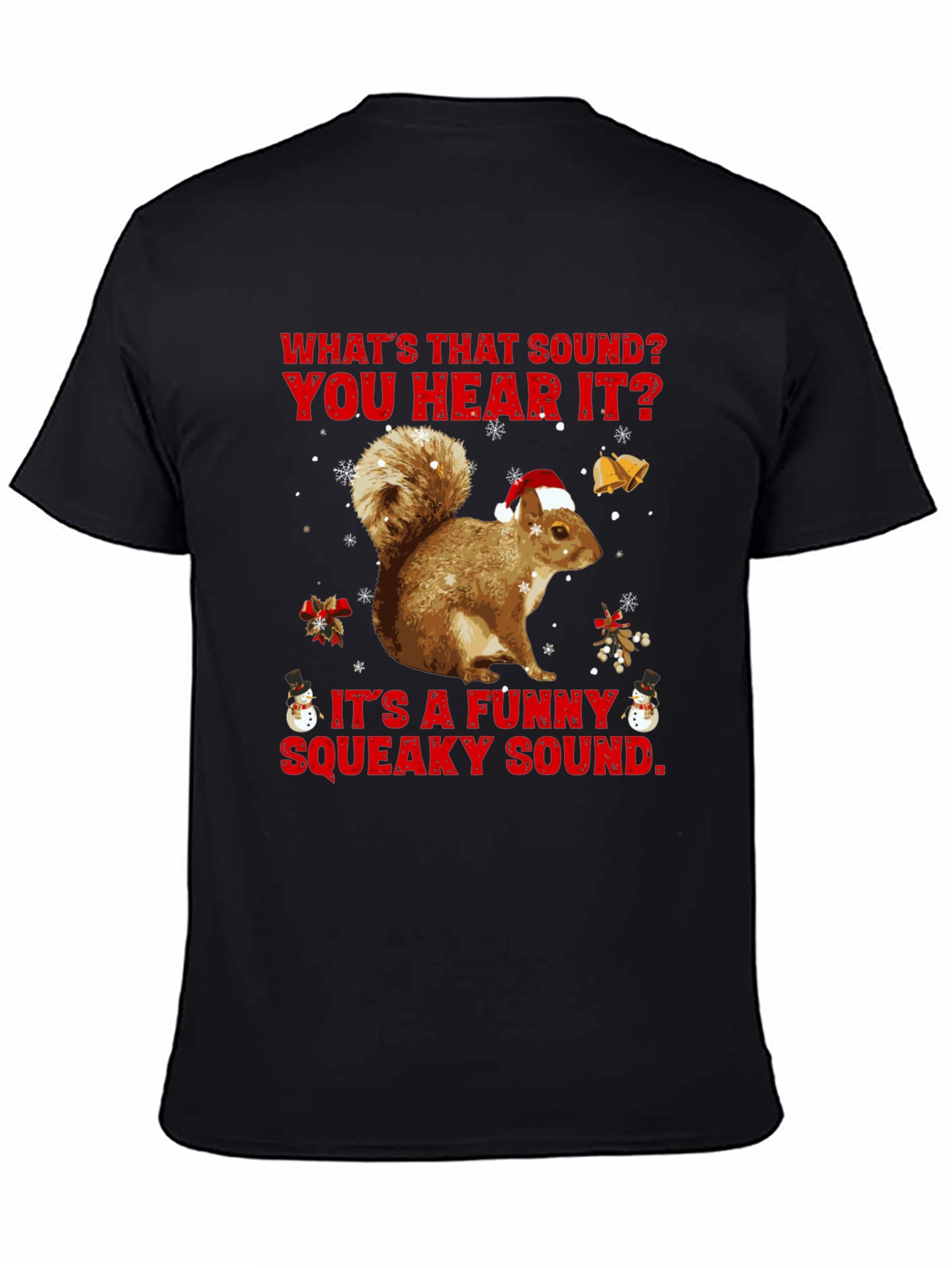 Funny Christmas Squirrel T-Shirt