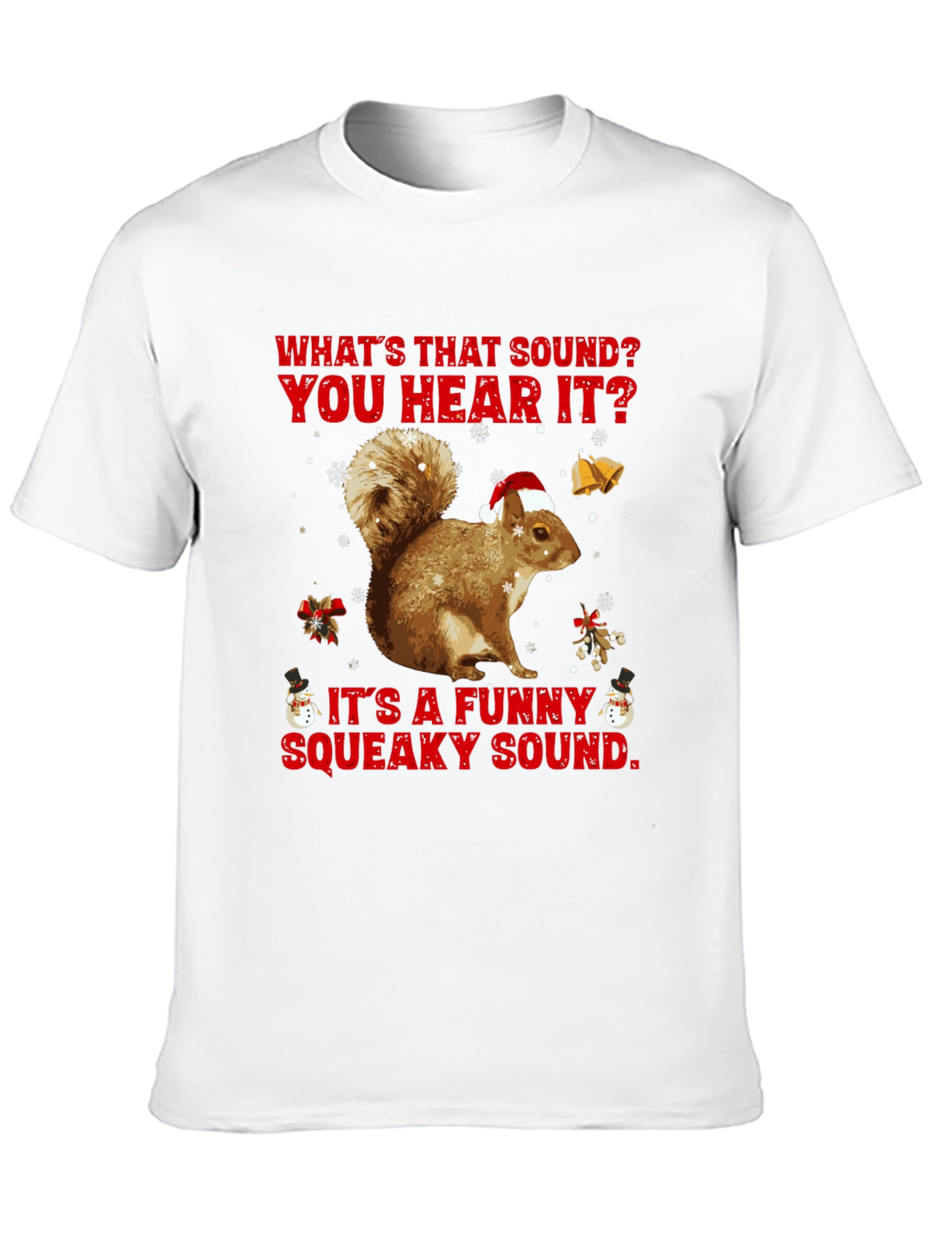 Funny Christmas Squirrel T-Shirt