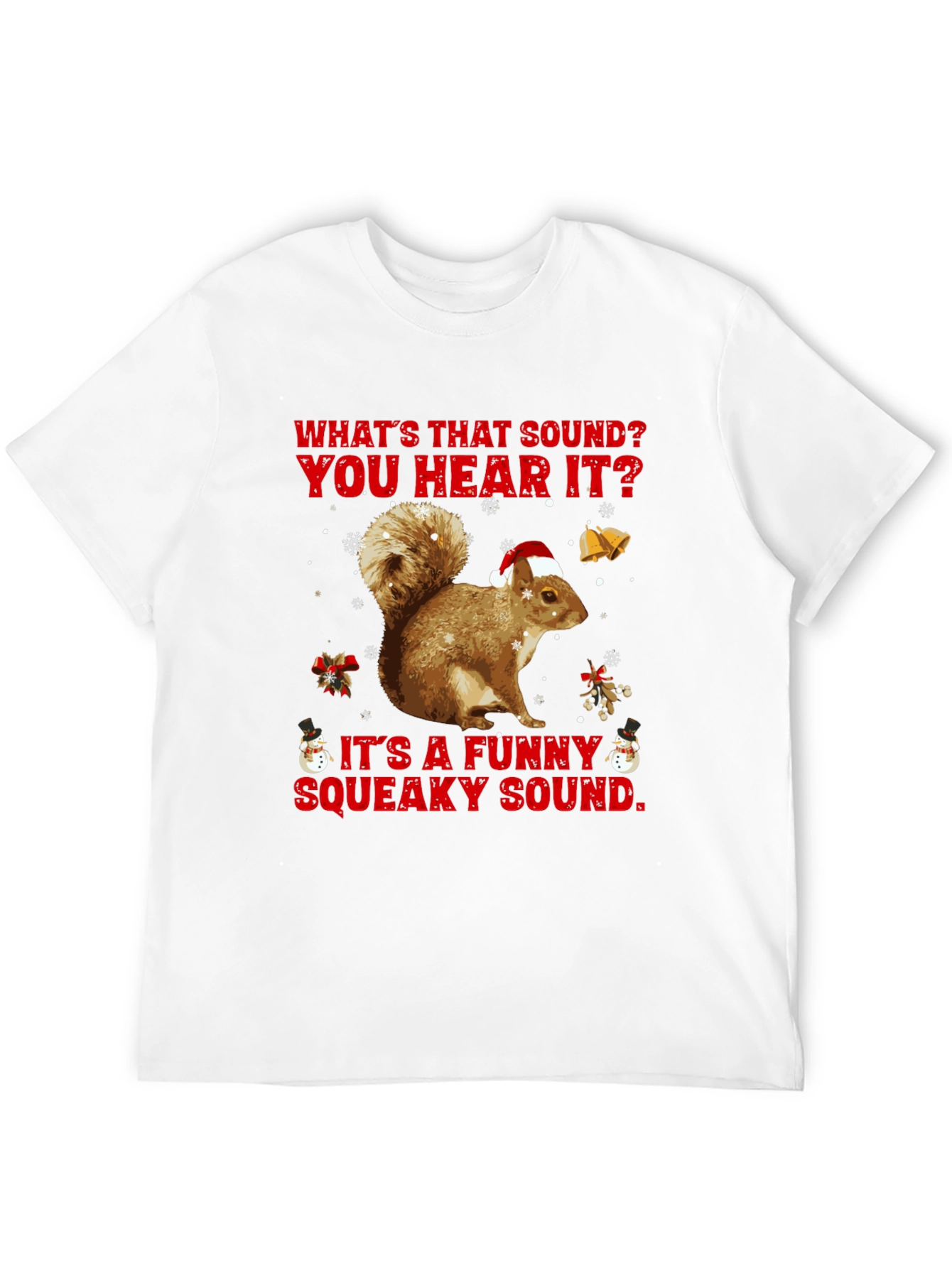 Funny Christmas Squirrel T-Shirt