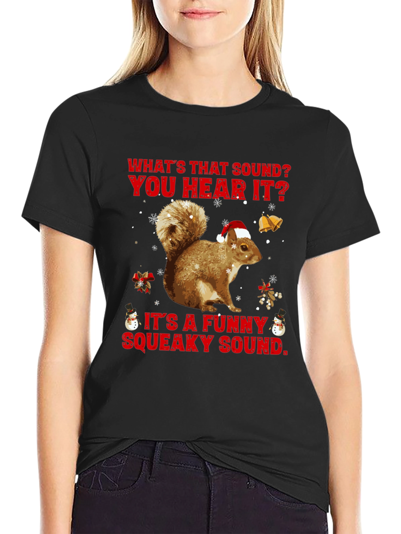 Funny Christmas Squirrel T-Shirt