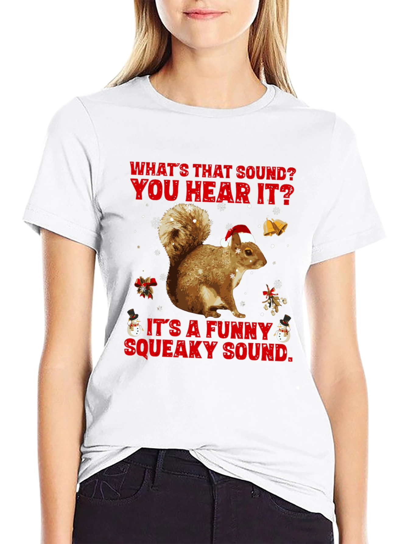 Funny Christmas Squirrel T-Shirt