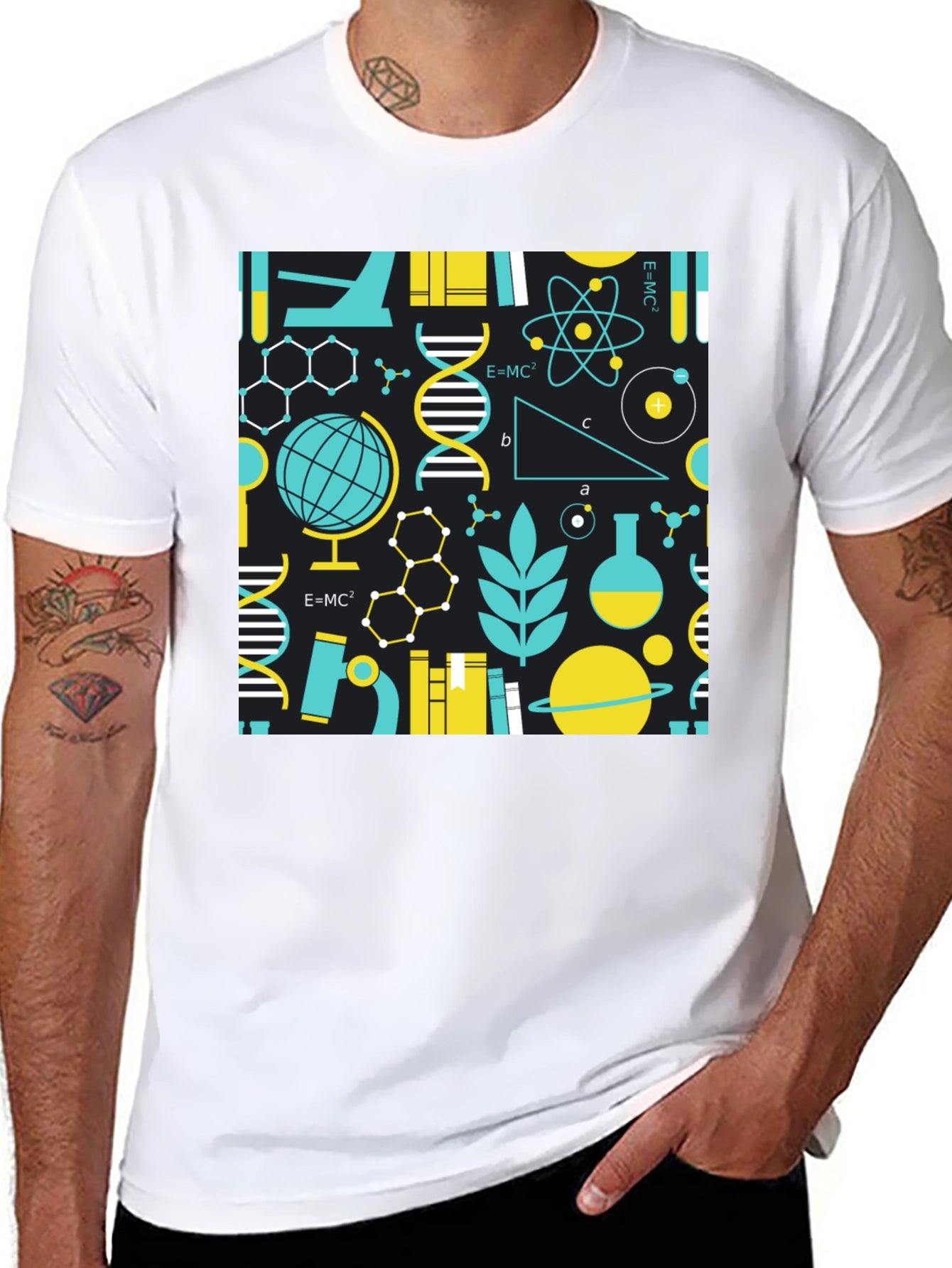 Science Pattern Graphic Tee