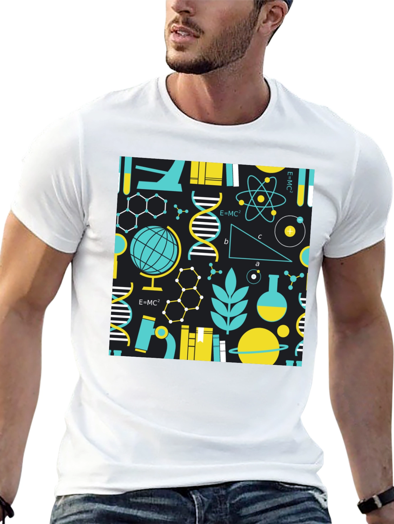 Science Pattern Graphic Tee