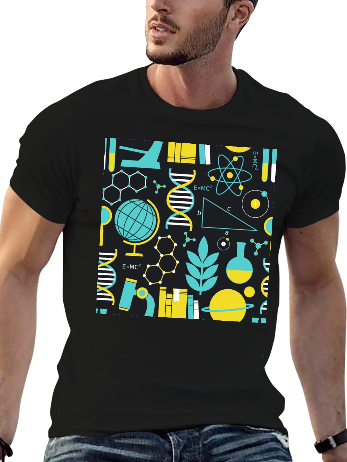 Science Pattern Graphic Tee