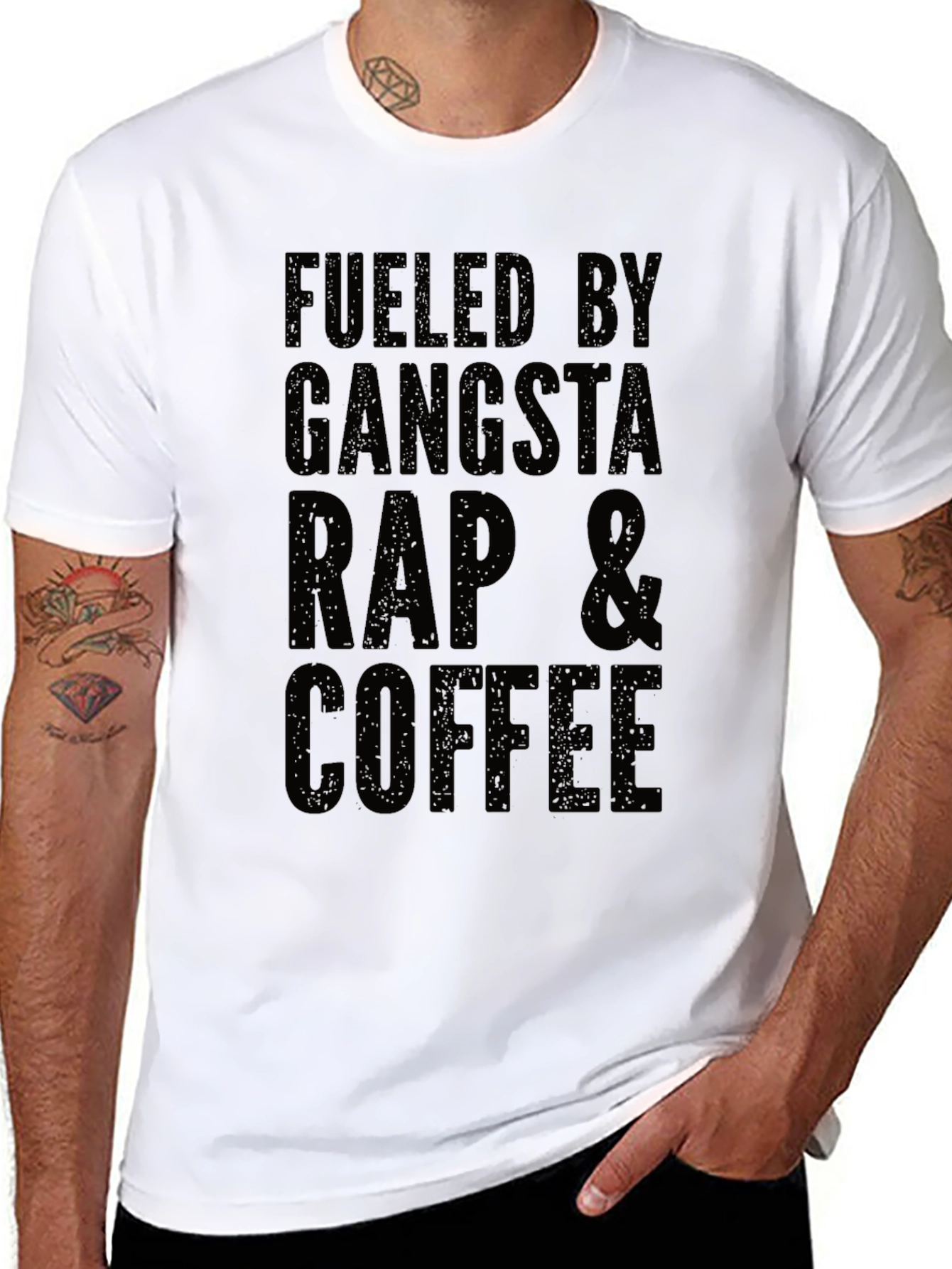 Fueled By Gangsta Rap & Coffee T-Shirt