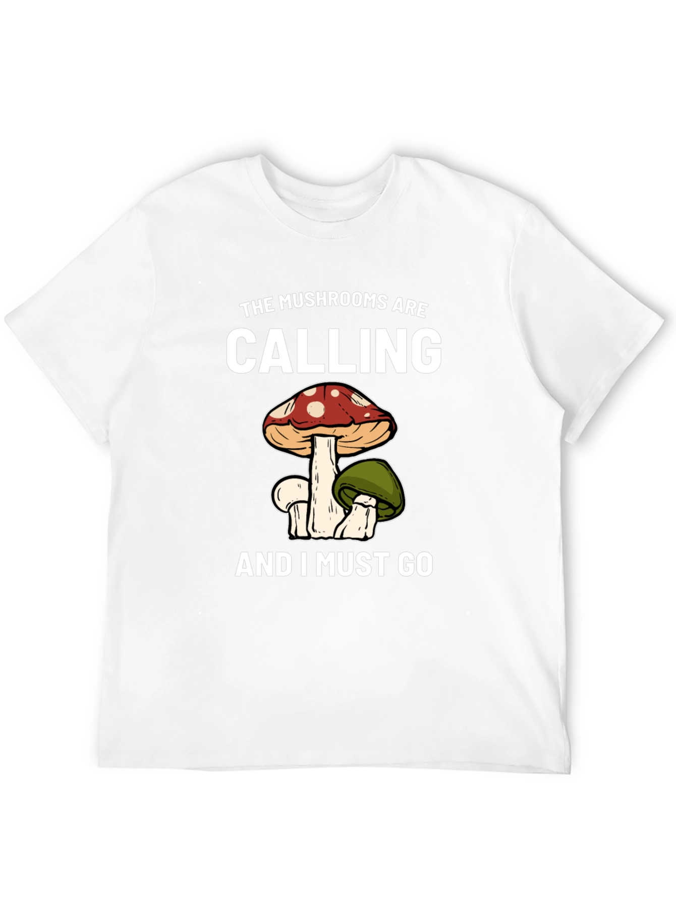Mushroom Calling T-Shirt - Nature Lover Tee