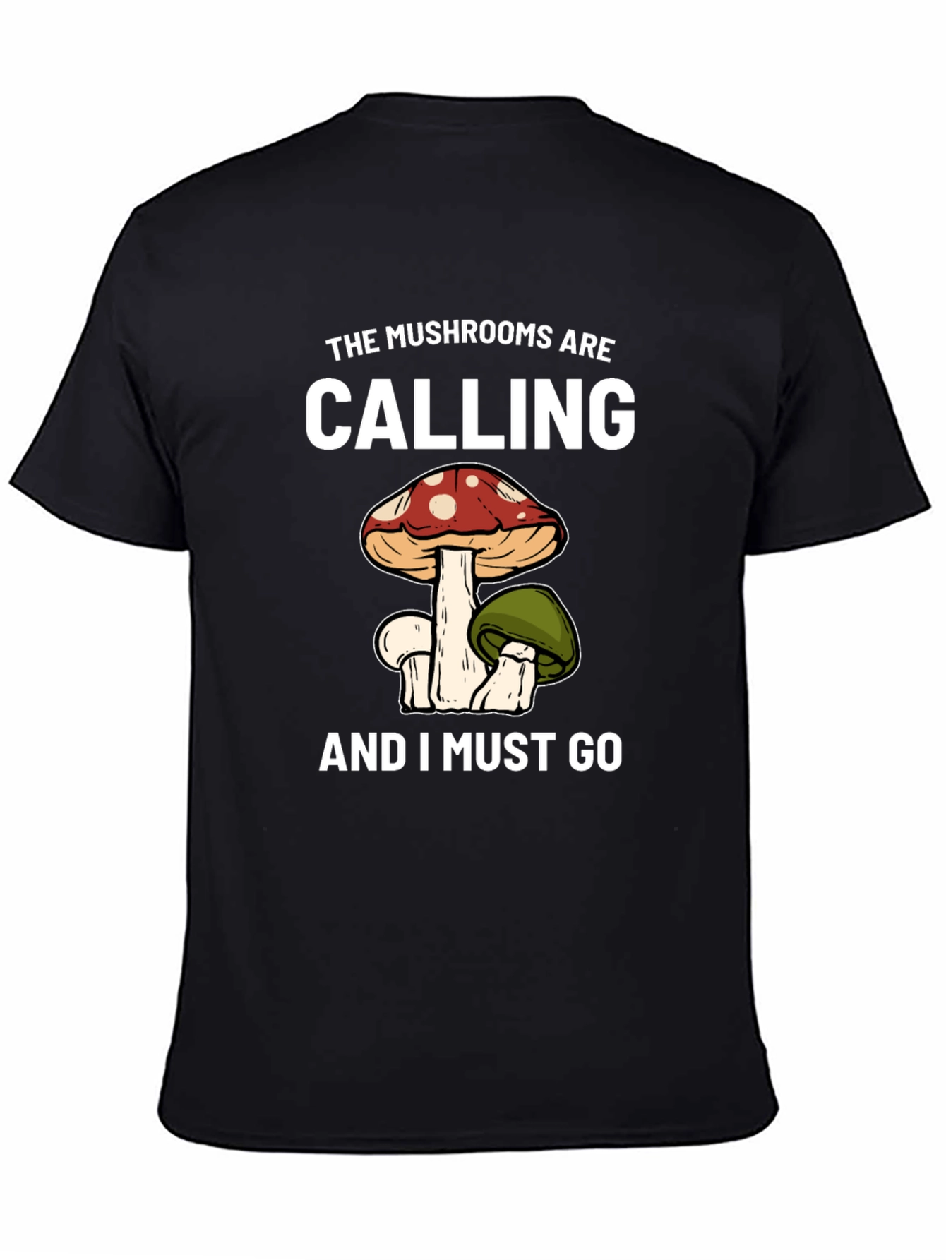 Mushroom Calling T-Shirt - Nature Lover Tee