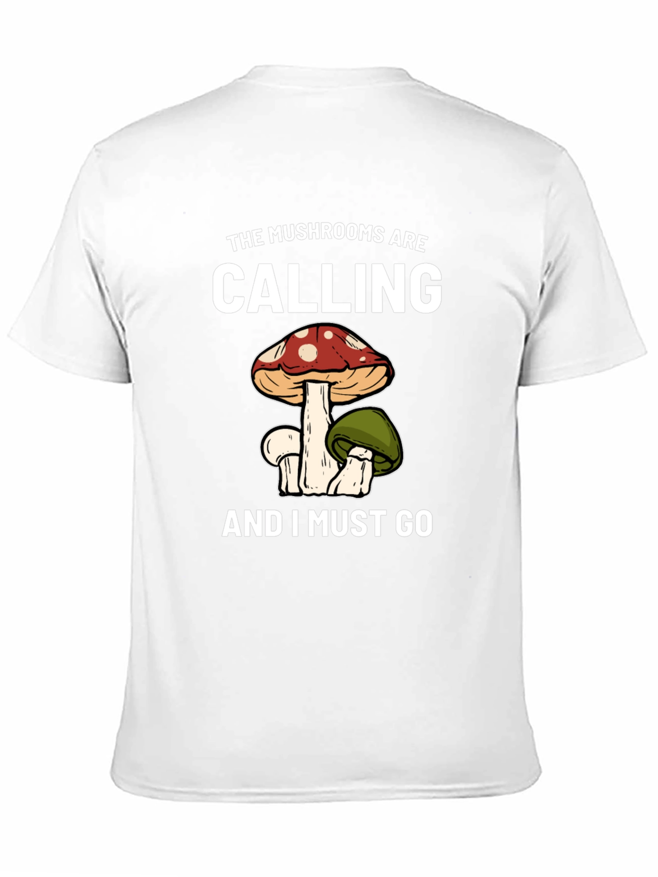 Mushroom Calling T-Shirt - Nature Lover Tee