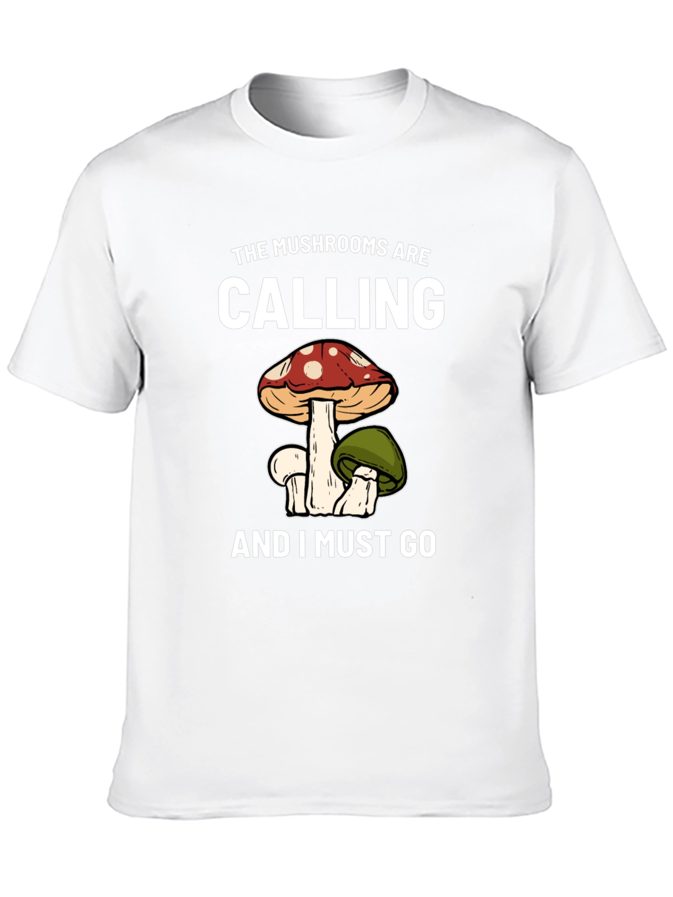 Mushroom Calling T-Shirt - Nature Lover Tee