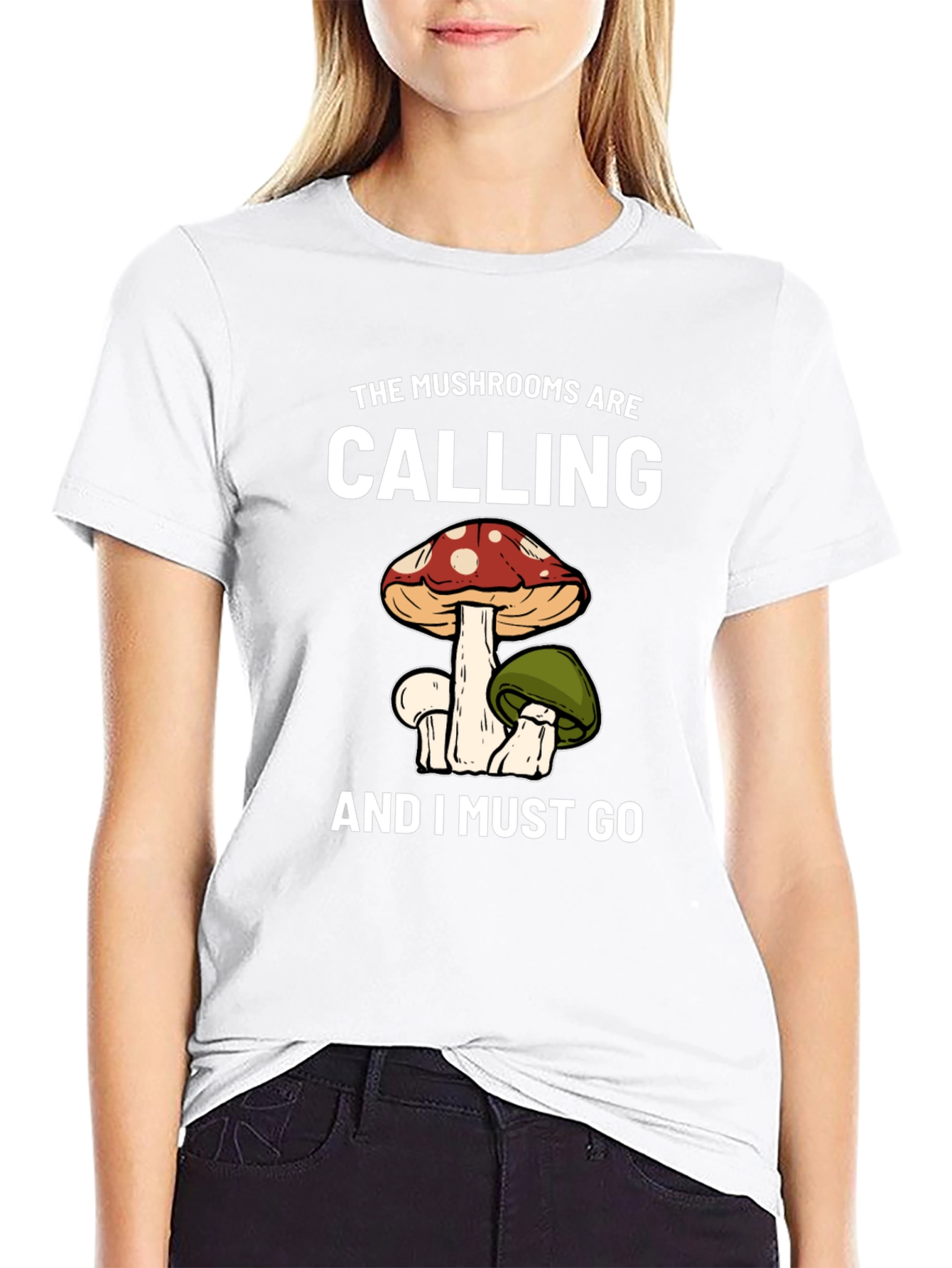 Mushroom Calling T-Shirt - Nature Lover Tee