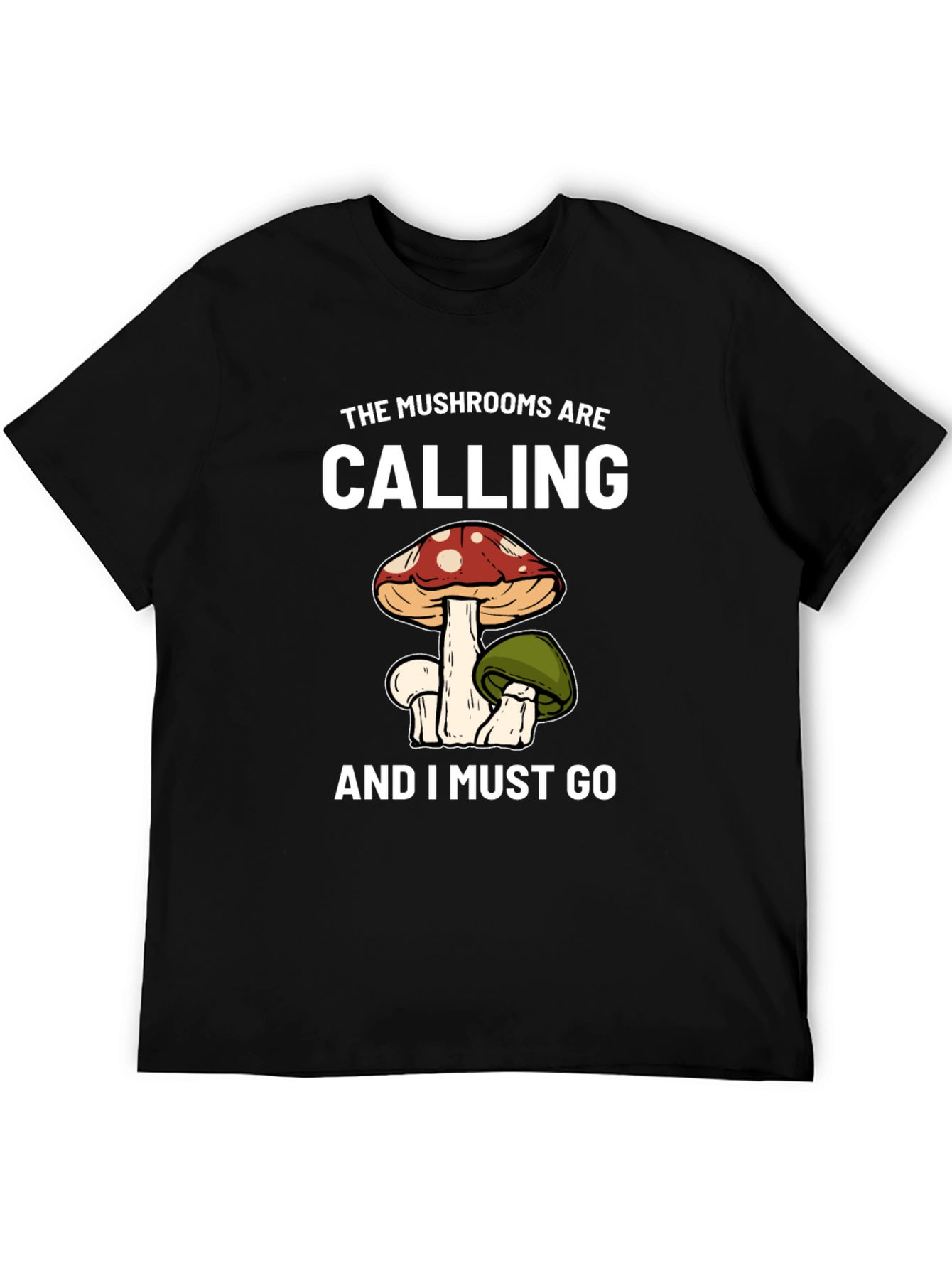 Mushroom Calling T-Shirt - Nature Lover Tee