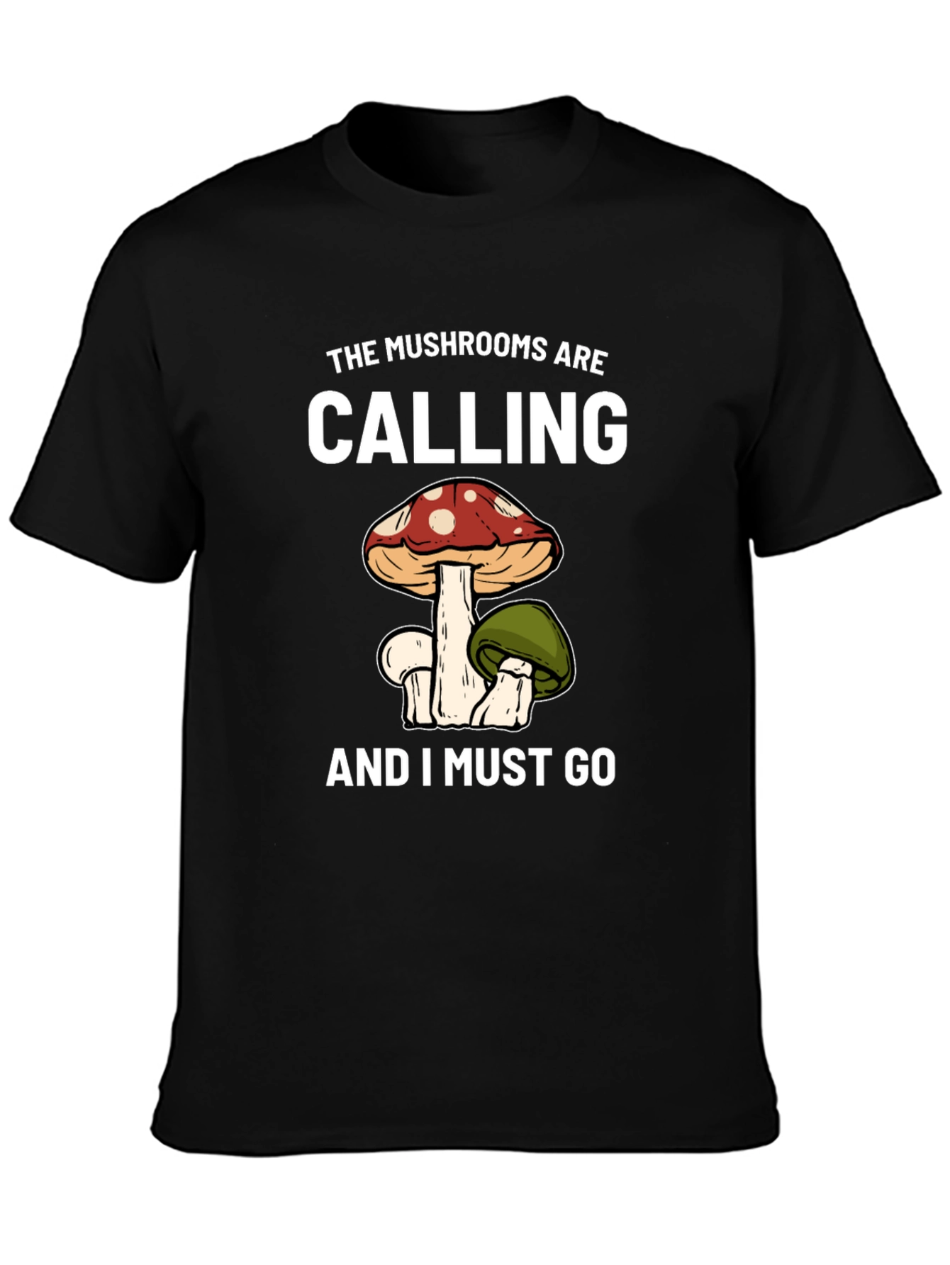 Mushroom Calling T-Shirt - Nature Lover Tee