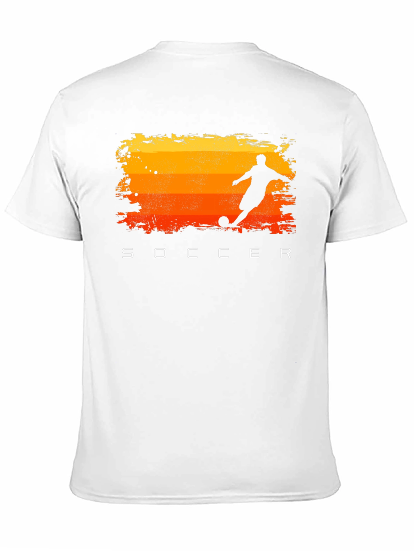 Soccer Sunset Graphic Tee - Black