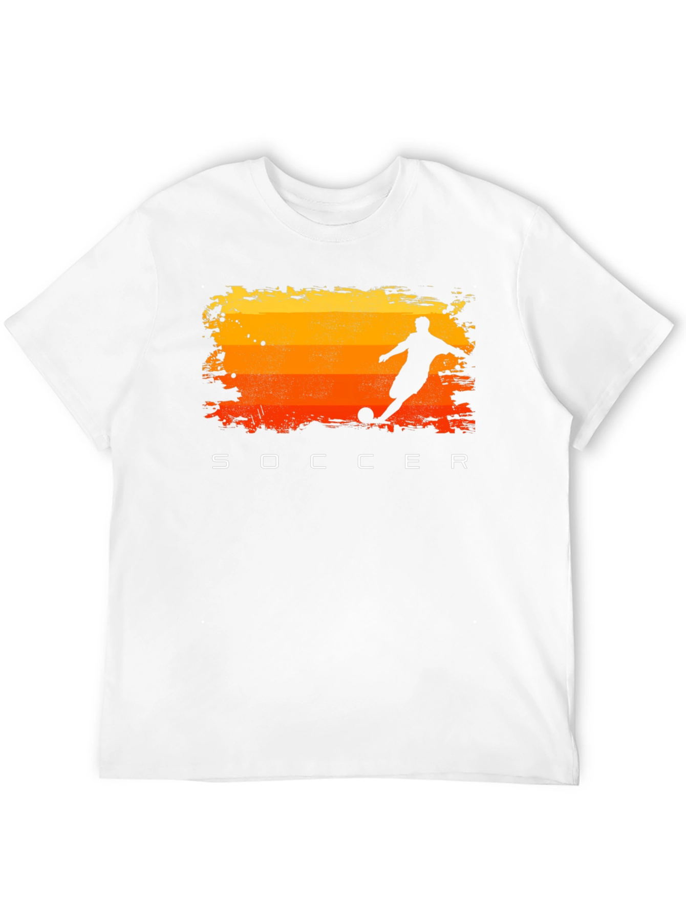 Soccer Sunset Graphic Tee - Black
