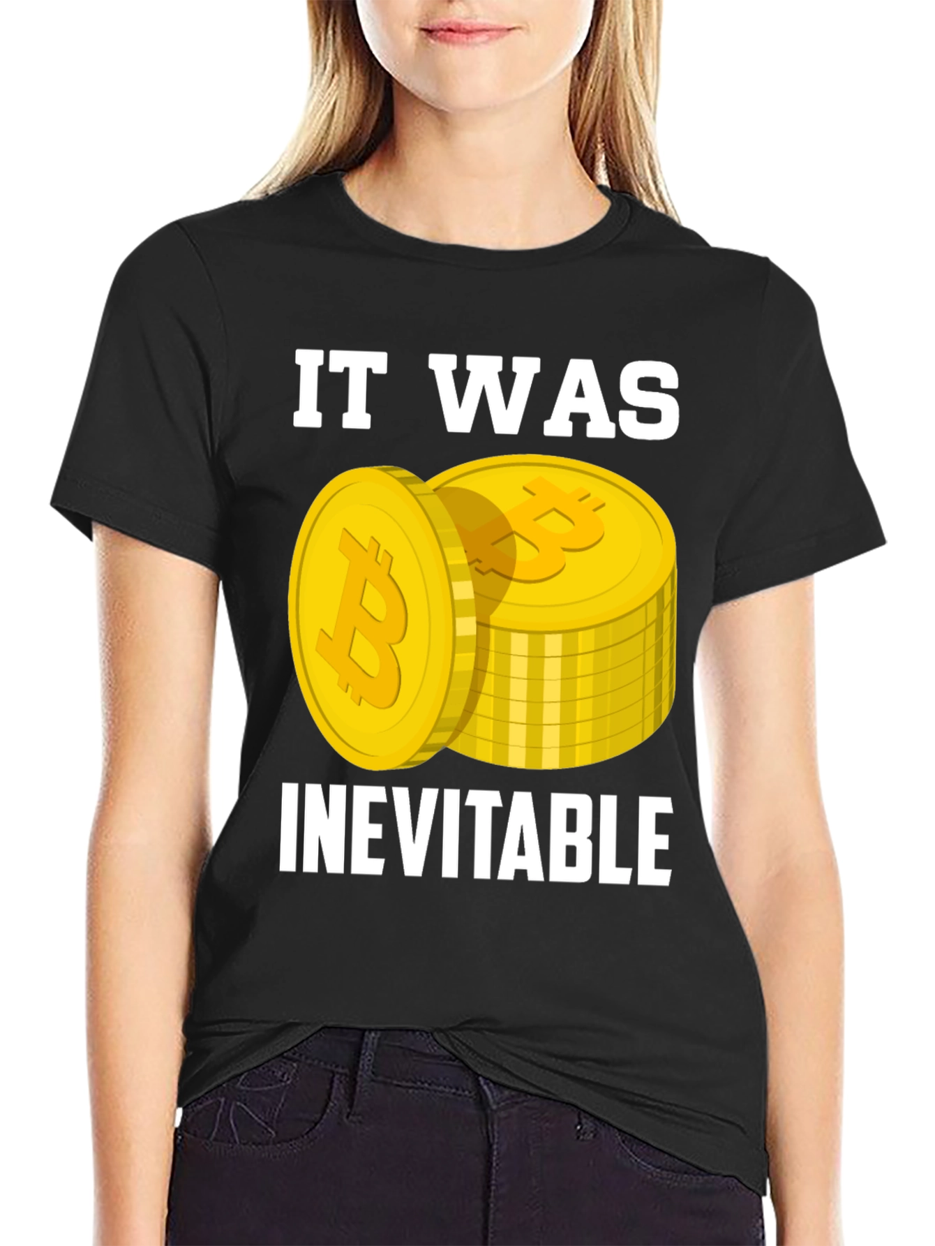 Bitcoin Inevitable Graphic T-Shirt