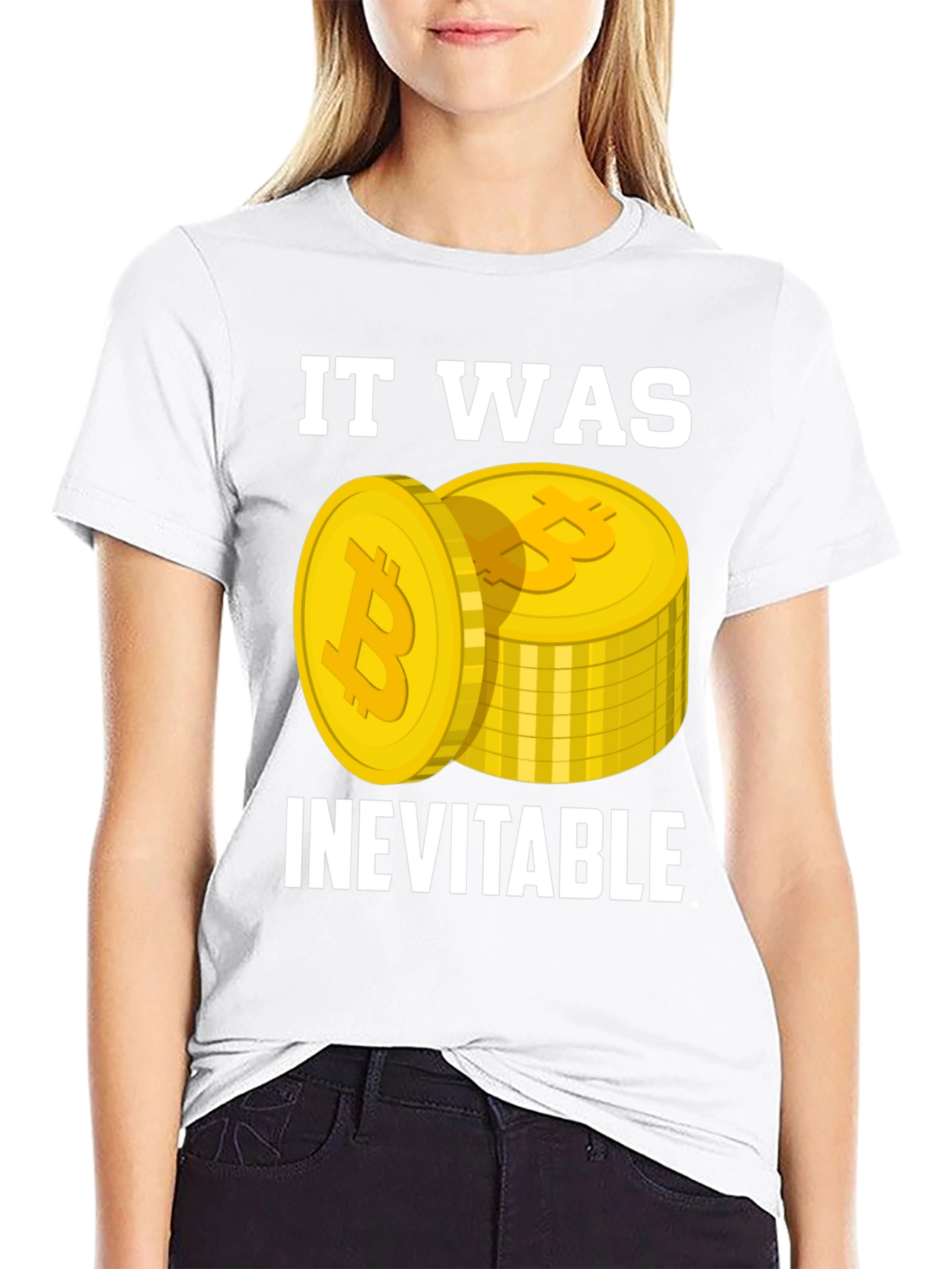 Bitcoin Inevitable Graphic T-Shirt