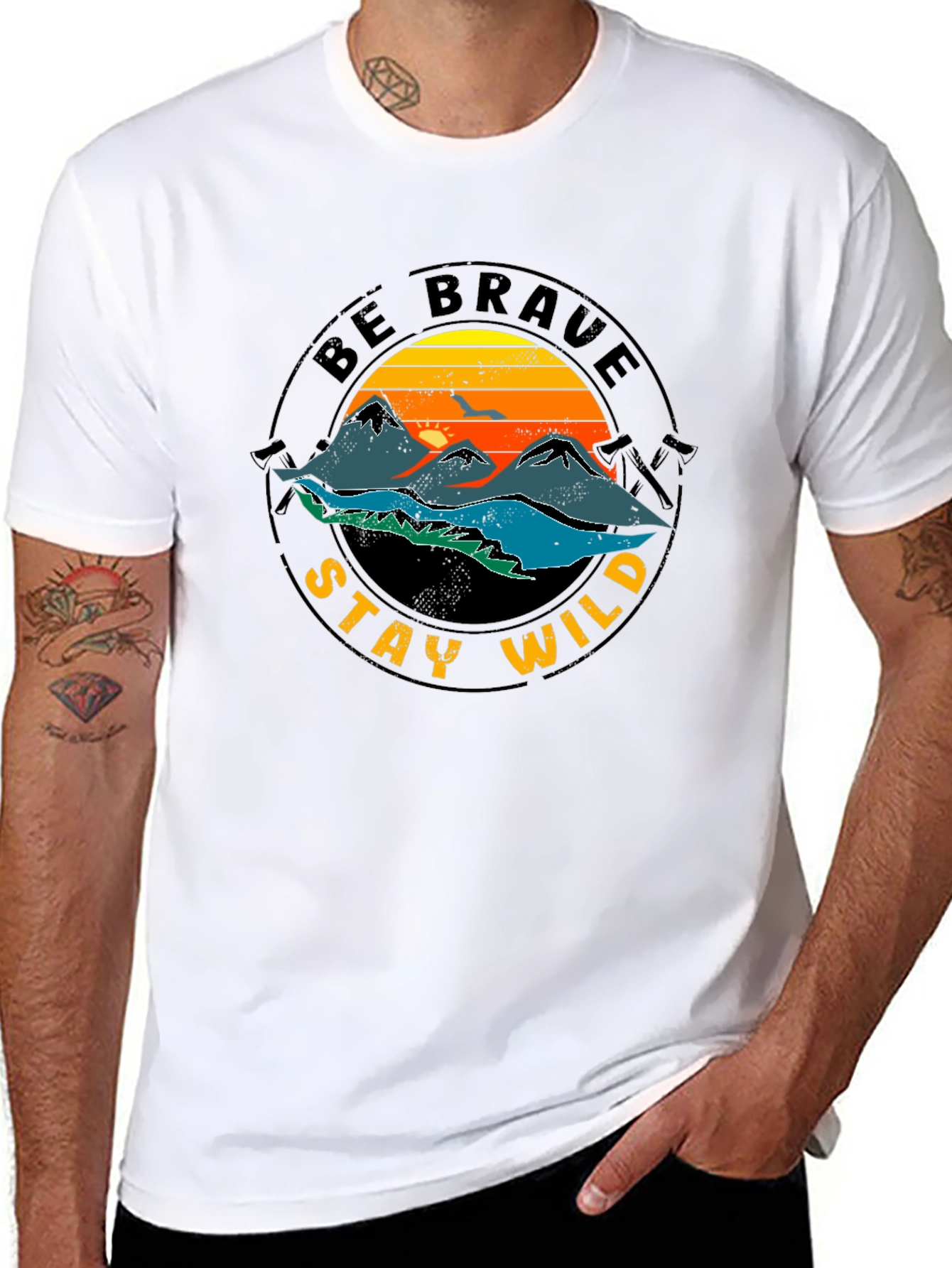 Be Brave Stay Wild Graphic Tee