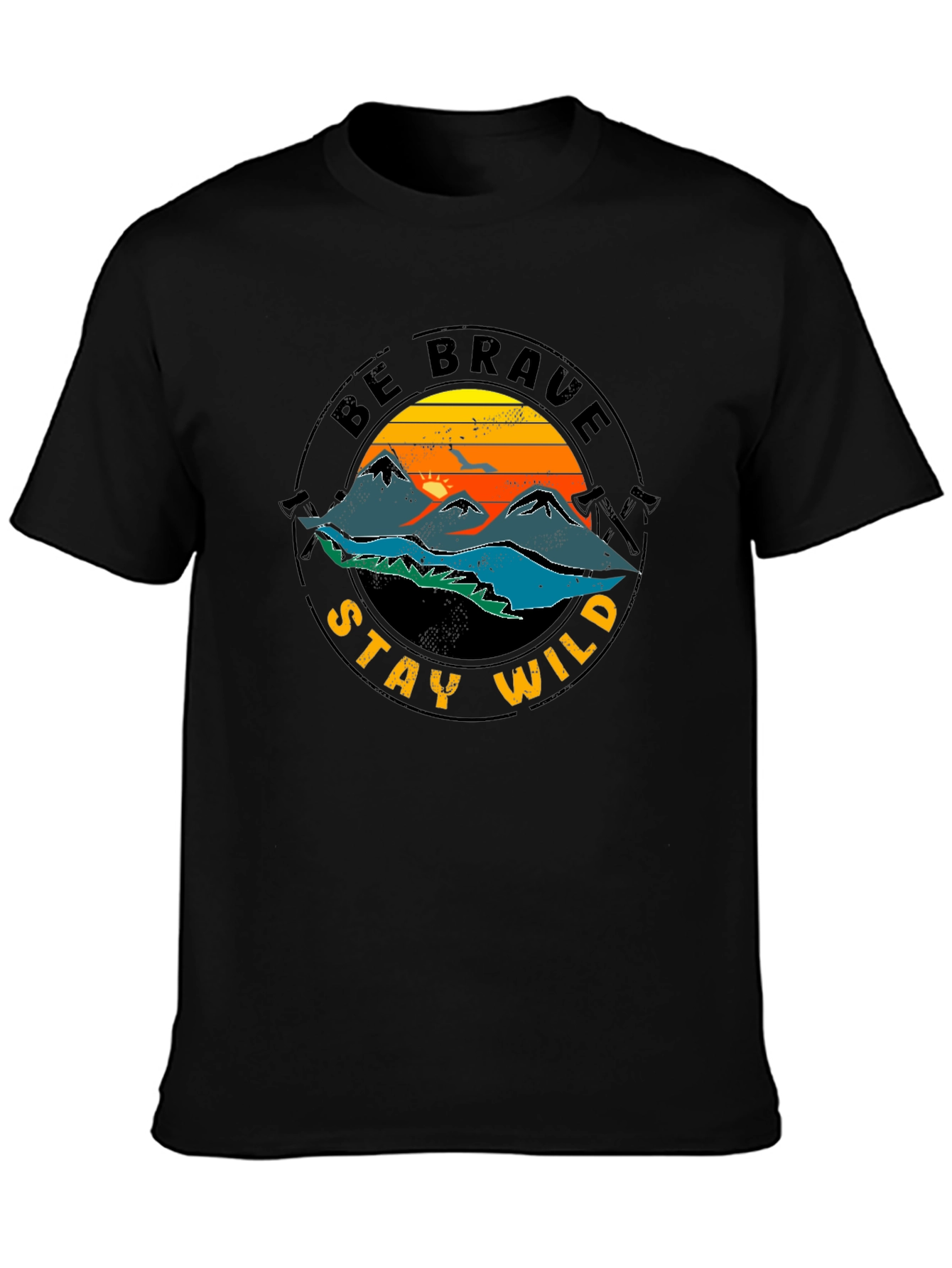 Be Brave Stay Wild Graphic Tee