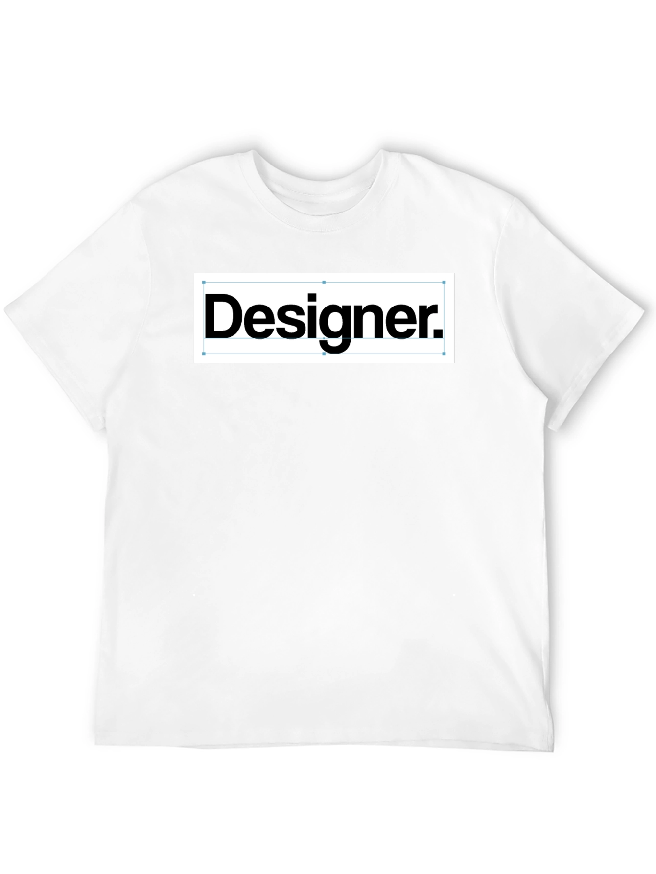 Designer T-Shirt - Black Crew Neck Tee