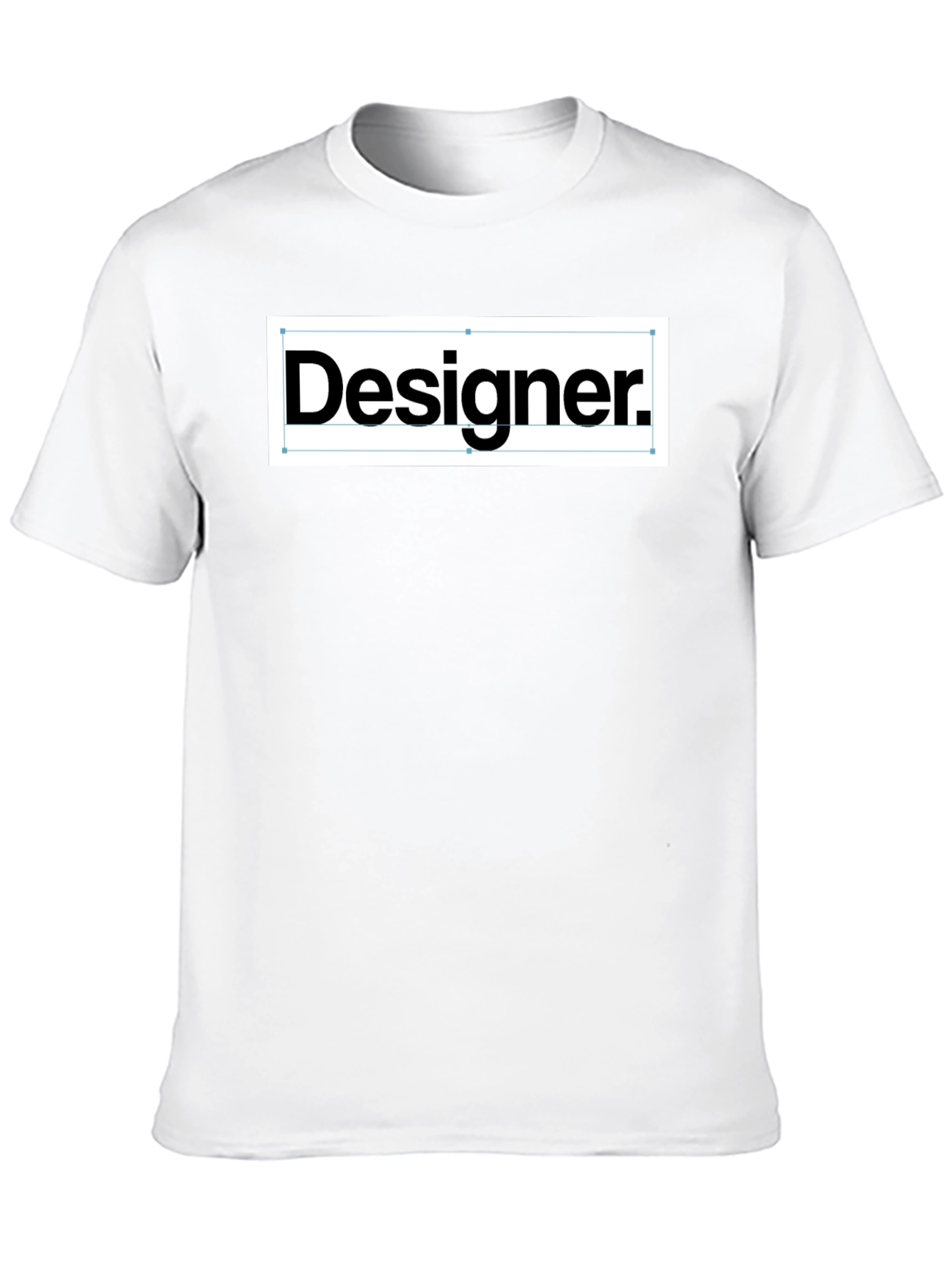Designer T-Shirt - Black Crew Neck Tee