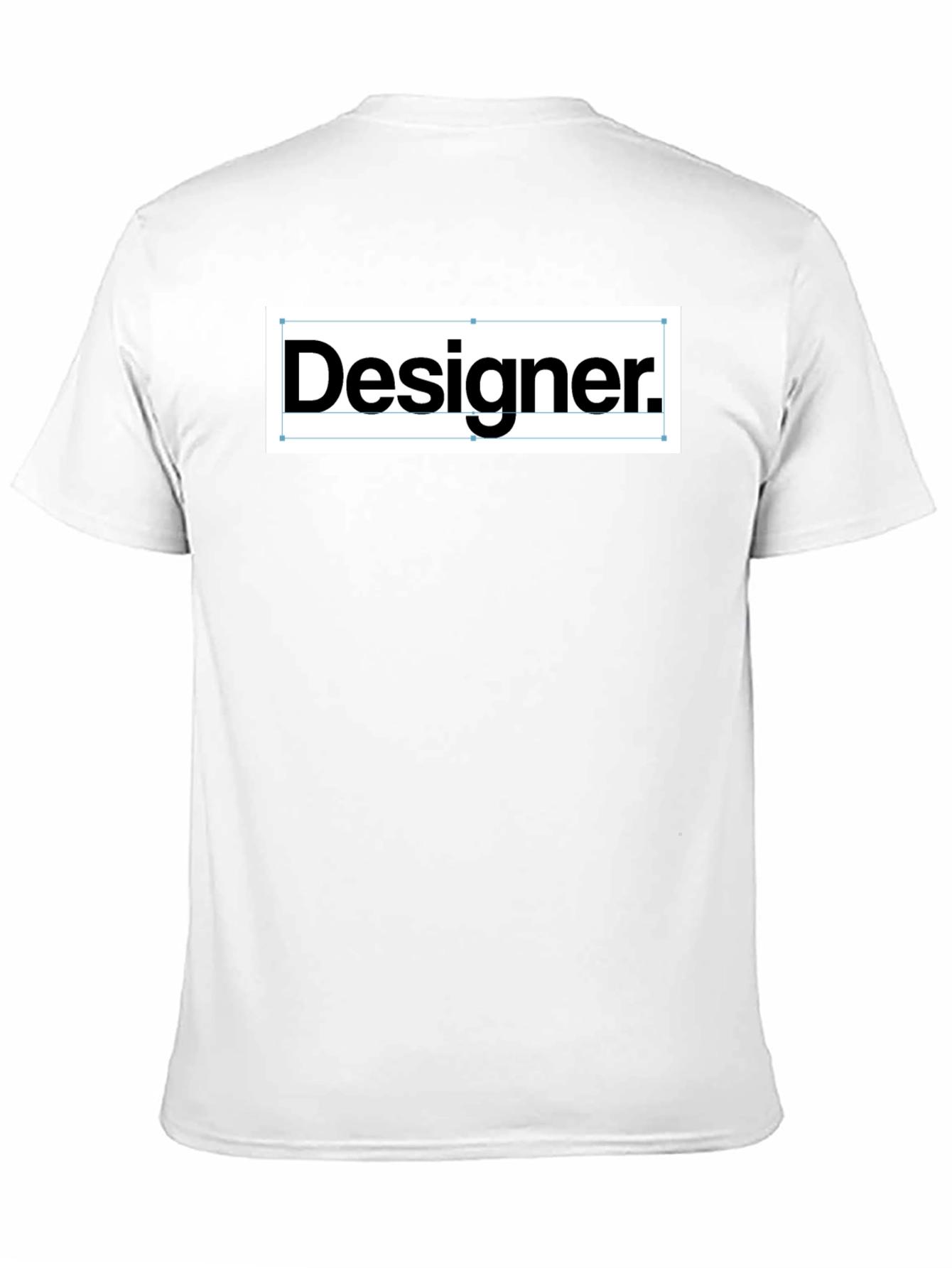 Designer T-Shirt - Black Crew Neck Tee