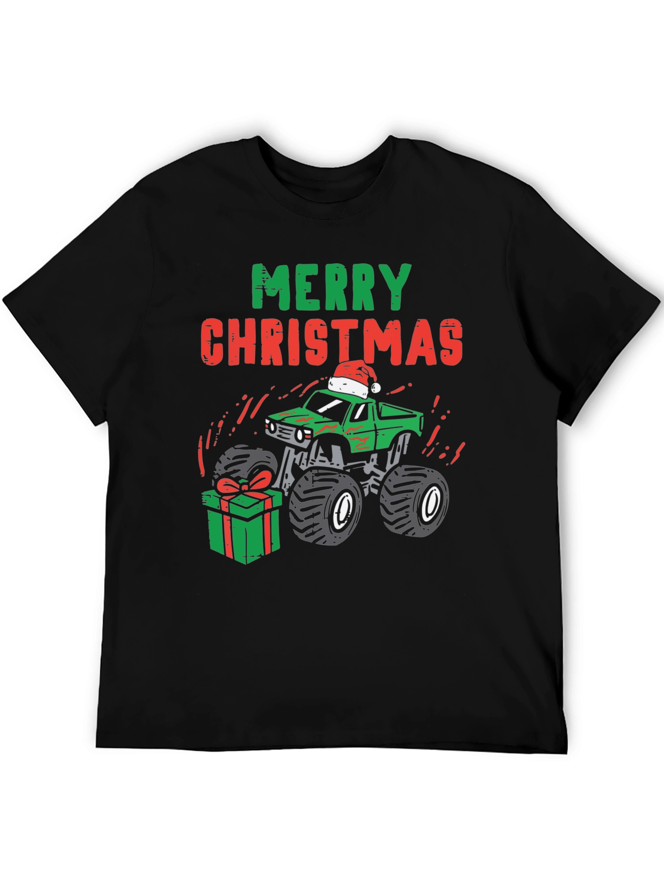 Merry Christmas Monster Truck T-Shirt