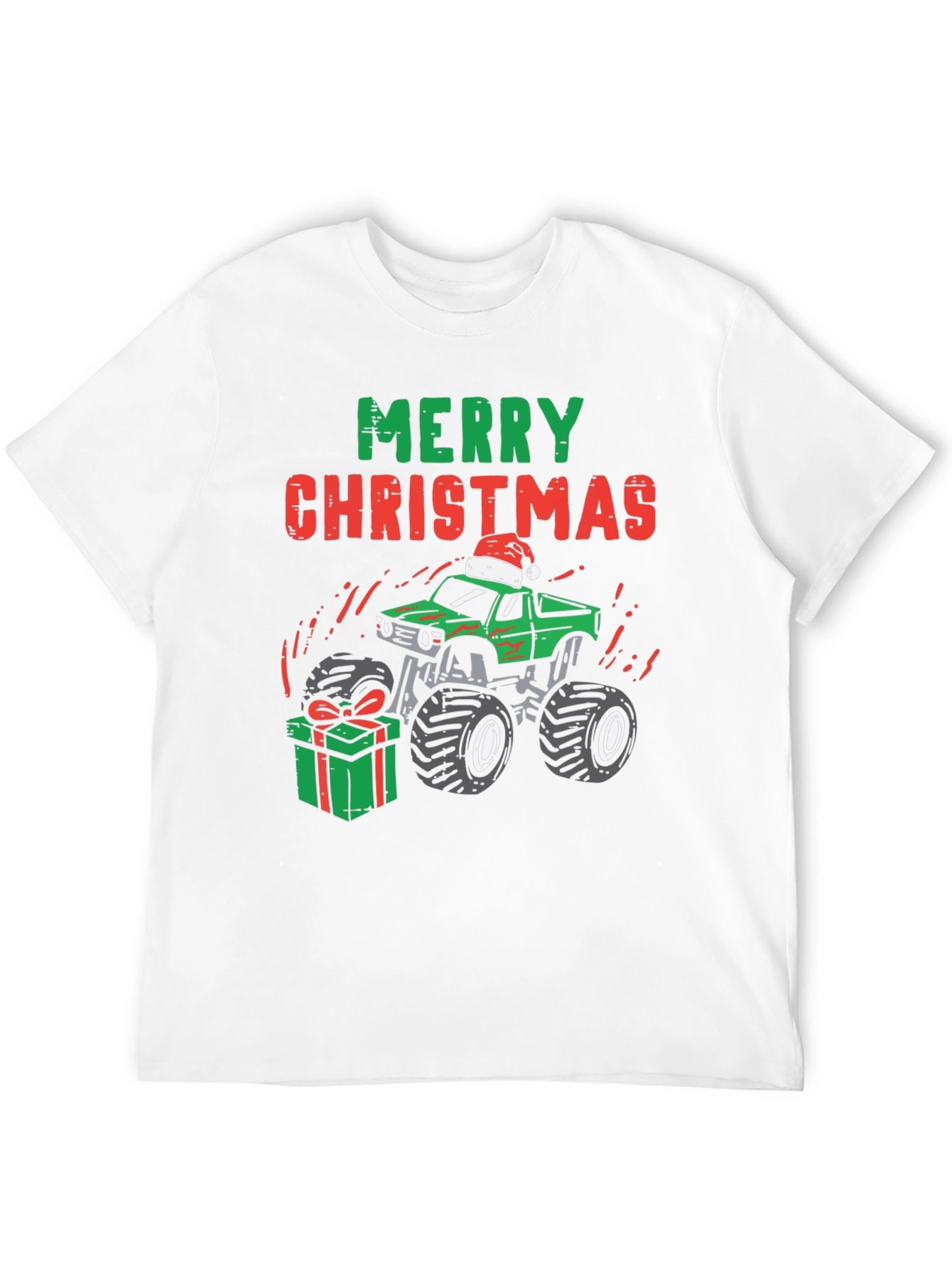 Merry Christmas Monster Truck T-Shirt