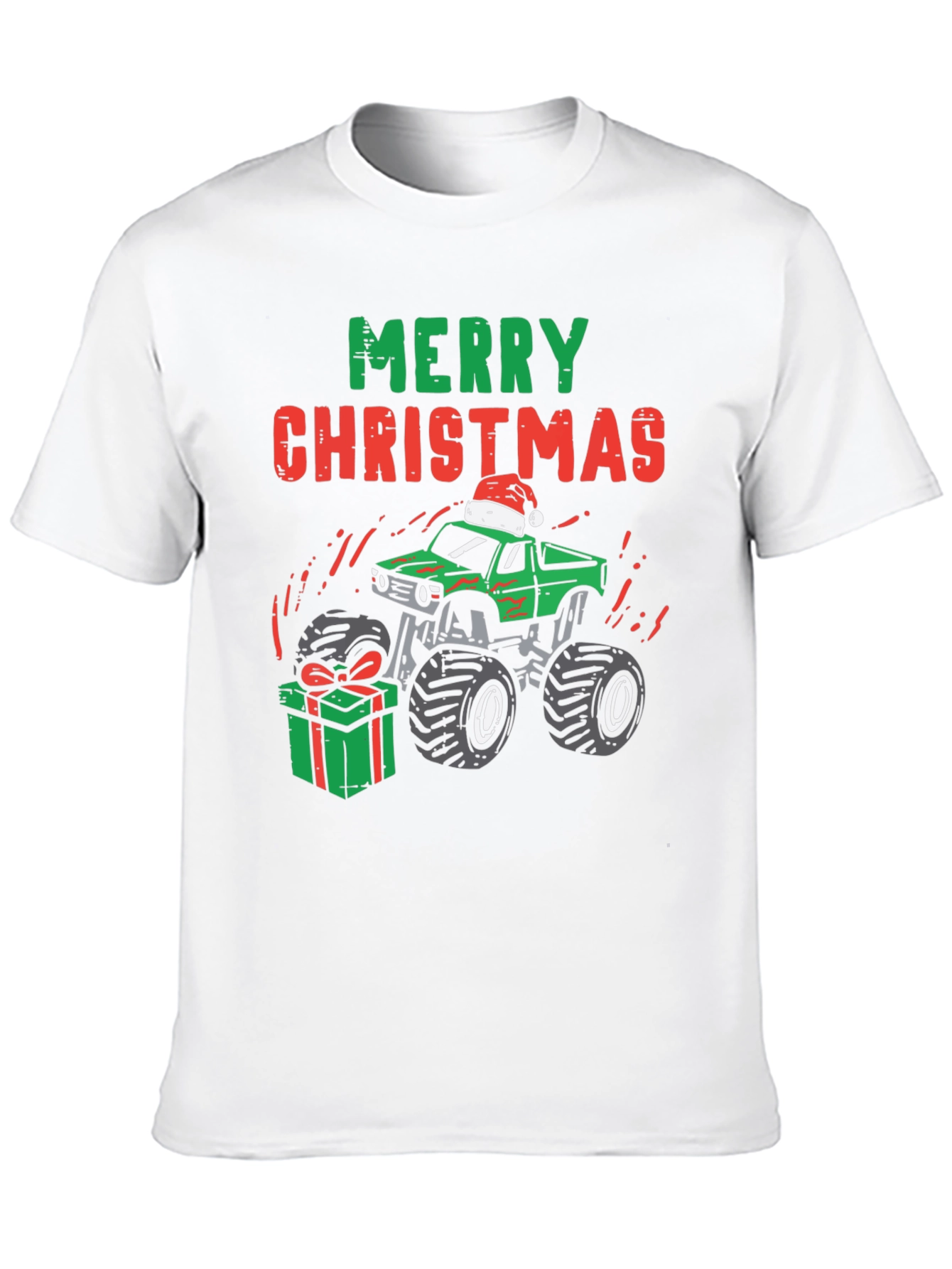 Merry Christmas Monster Truck T-Shirt