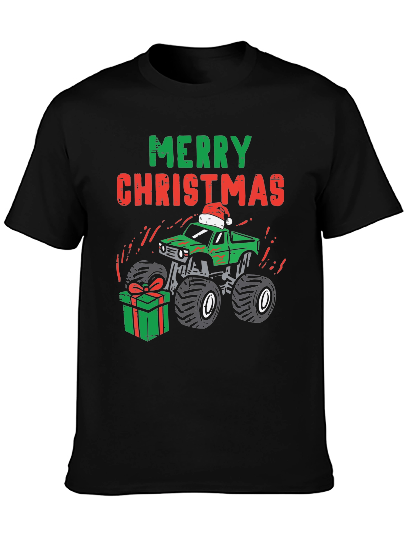 Merry Christmas Monster Truck T-Shirt