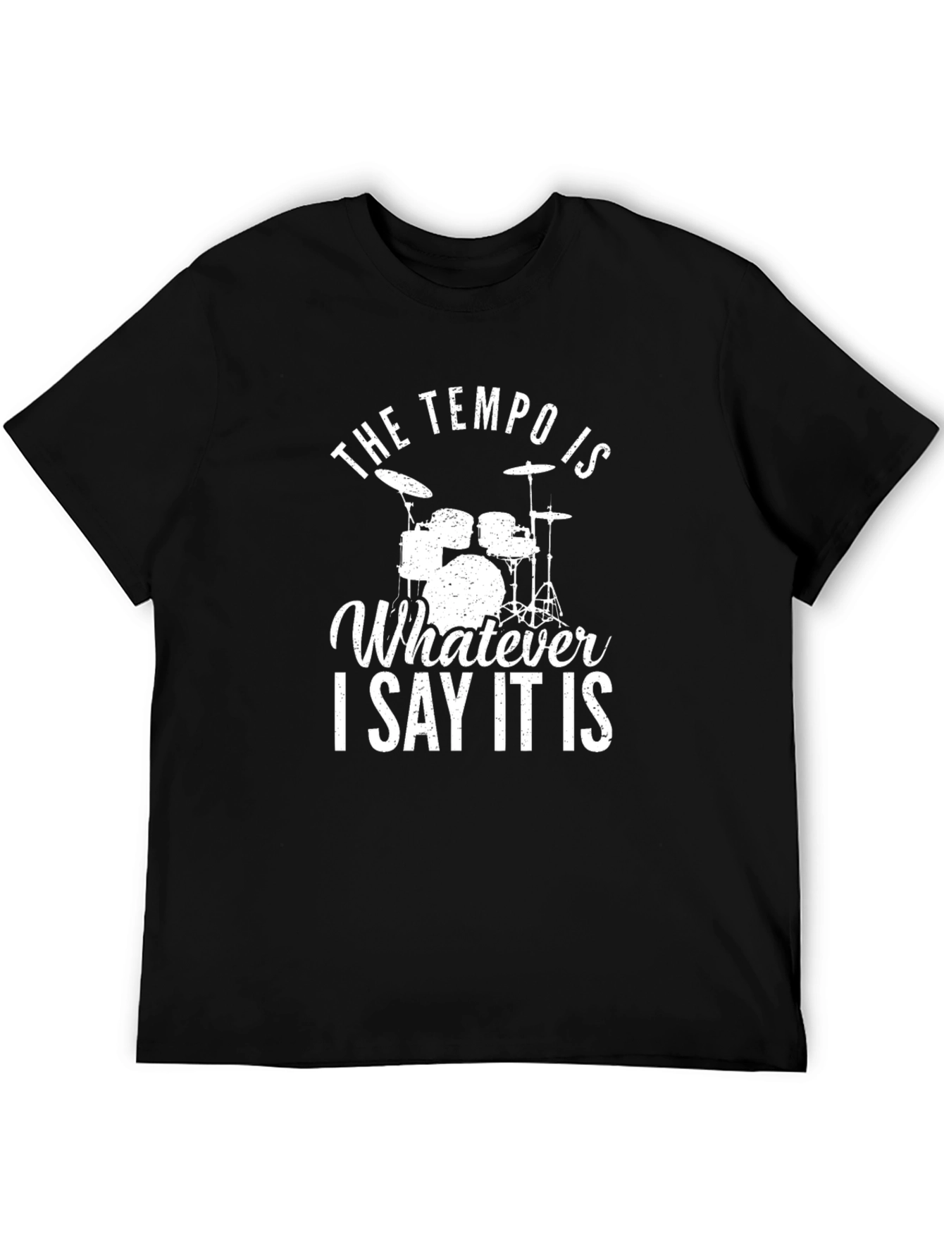 Tempo Drummer T-Shirt - Music Lover Gift