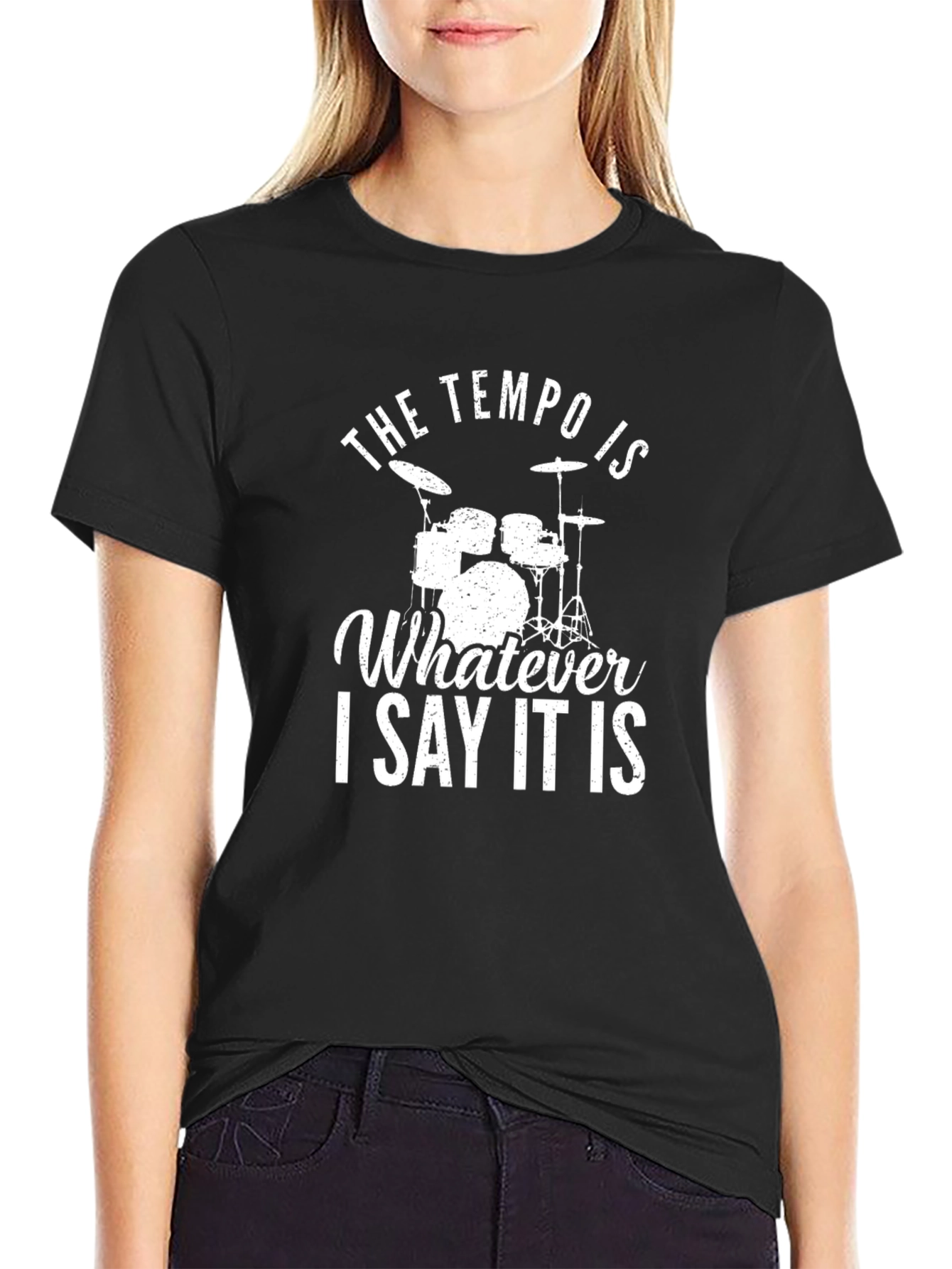 Tempo Drummer T-Shirt - Music Lover Gift