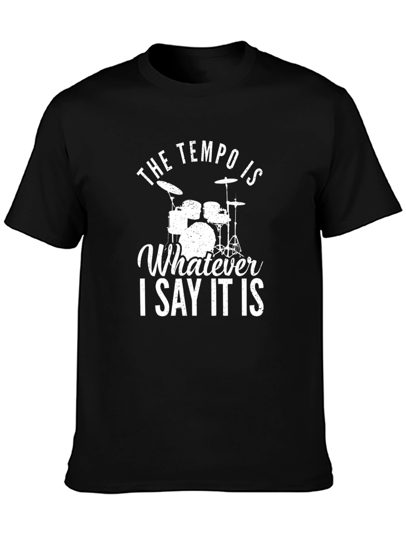 Tempo Drummer T-Shirt - Music Lover Gift