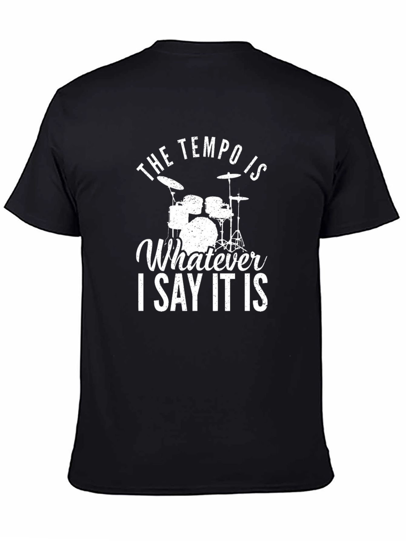 Tempo Drummer T-Shirt - Music Lover Gift