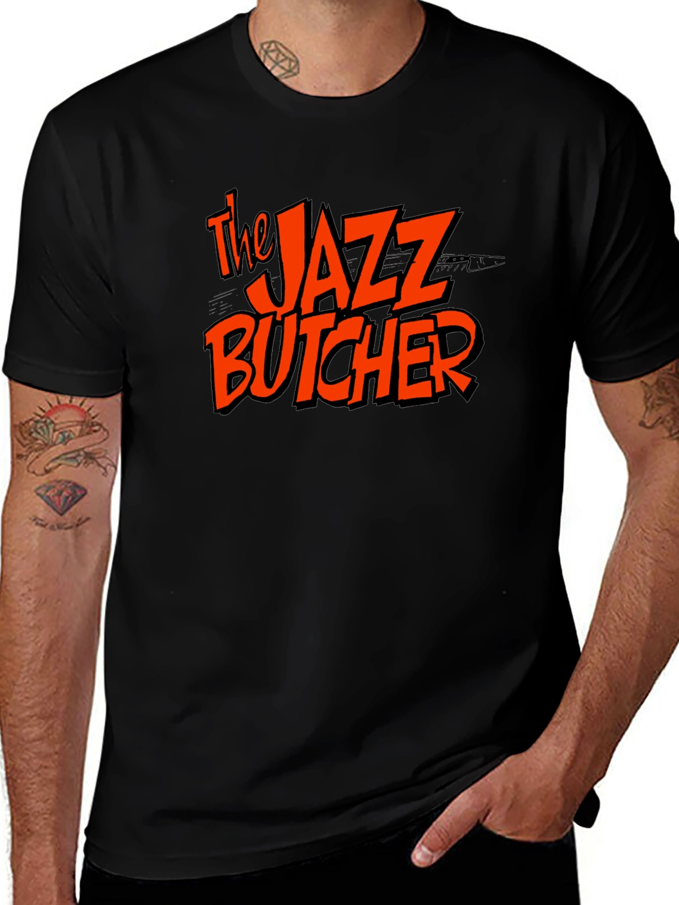 The Jazz Butcher Graphic T-Shirt - Black