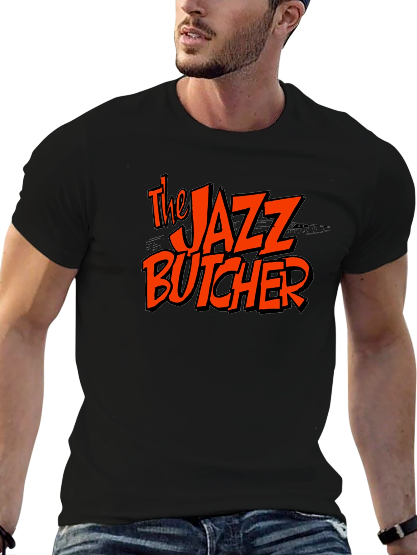 The Jazz Butcher Graphic T-Shirt - Black