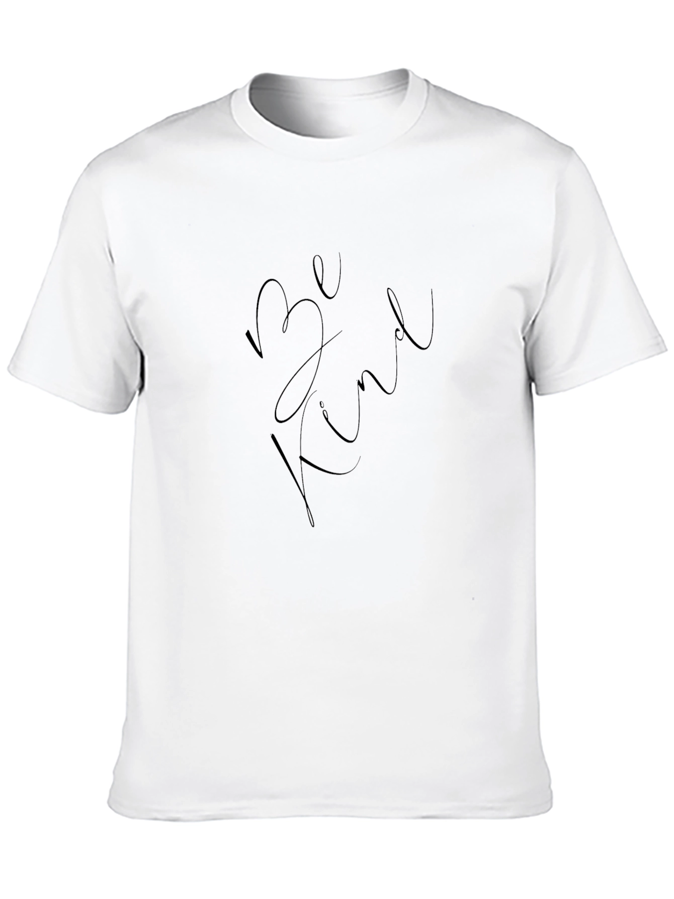 Be Kind Black Graphic Tee - Stylish Comfort