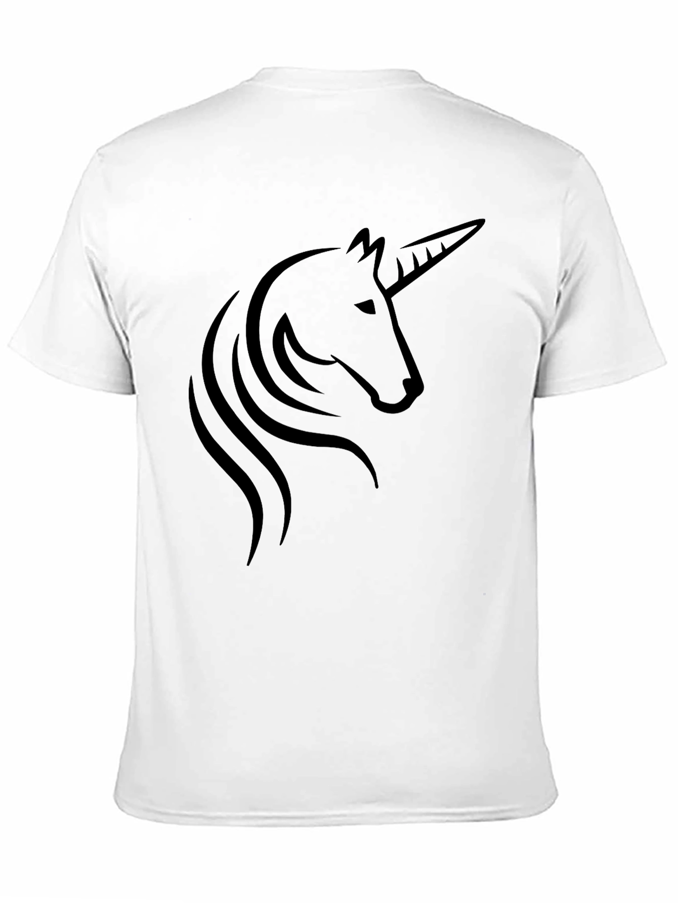 Unicorn Graphic Black T-Shirt