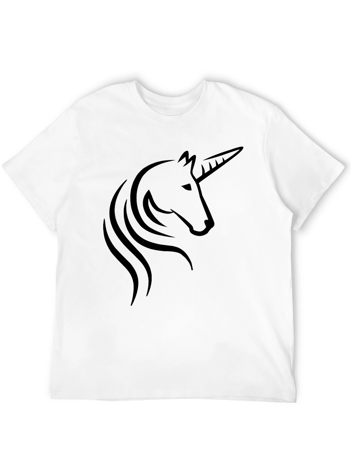 Unicorn Graphic Black T-Shirt